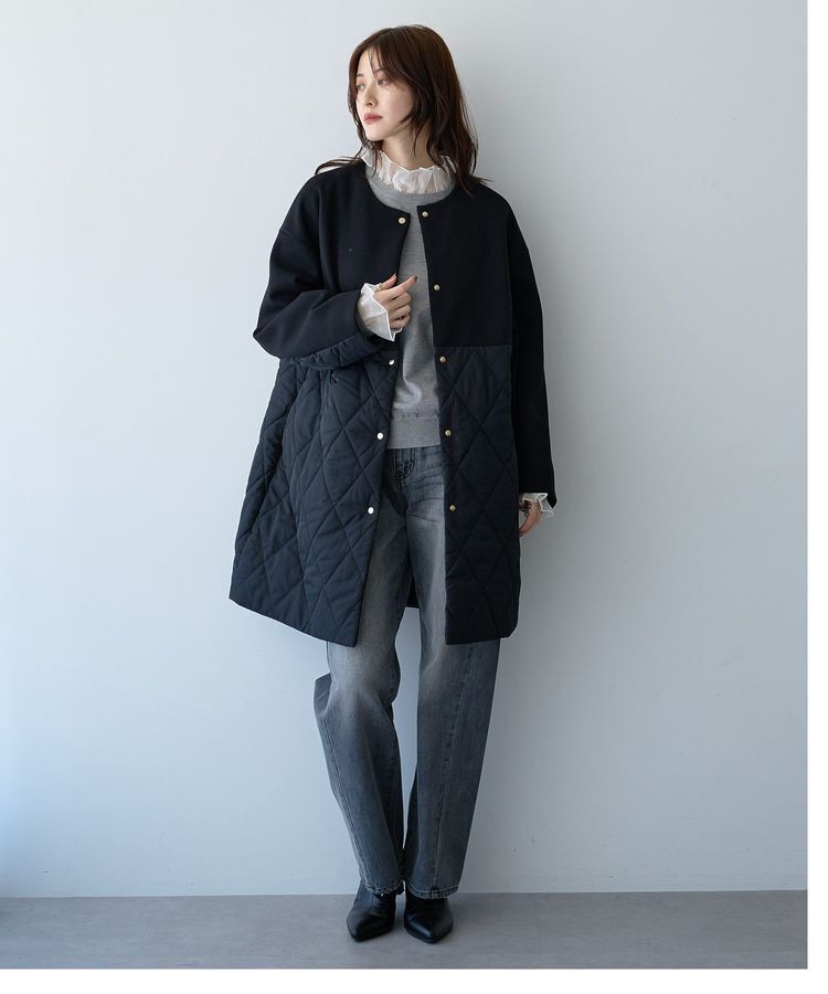 YECCA VECCA「カットボンディング&times;中綿コート」|その他|