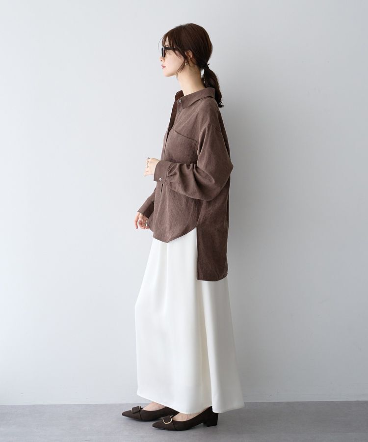 YECCA VECCA「ピーチ起毛シャツ」|シャツ・ブラウス|