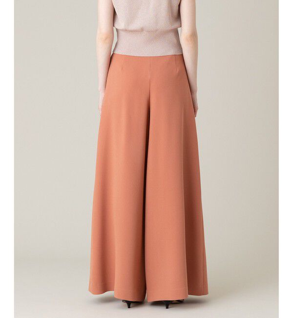 LOULOU WILLOUGHBY「【LOULOU WILLOUGHBY】ジョーゼットタックワイドパンツ」|その他|