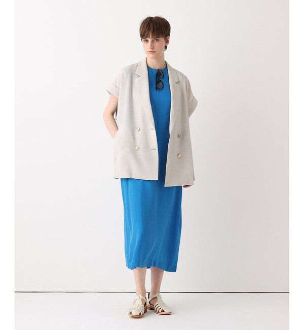 allureville「◇スラブメッシュフレンチスリーブジャケット」|テーラードジャケット|
