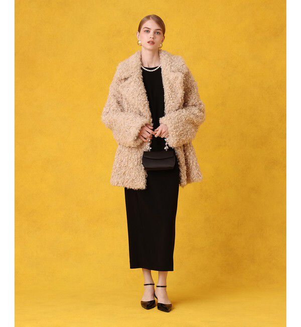 LOULOU WILLOUGHBY「フェイクプードルミドルコート」|その他|