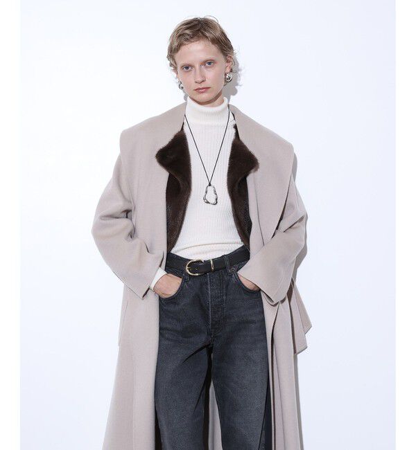 allureville「◇カシミヤ混リバーショールコート」|ダッフルコート|