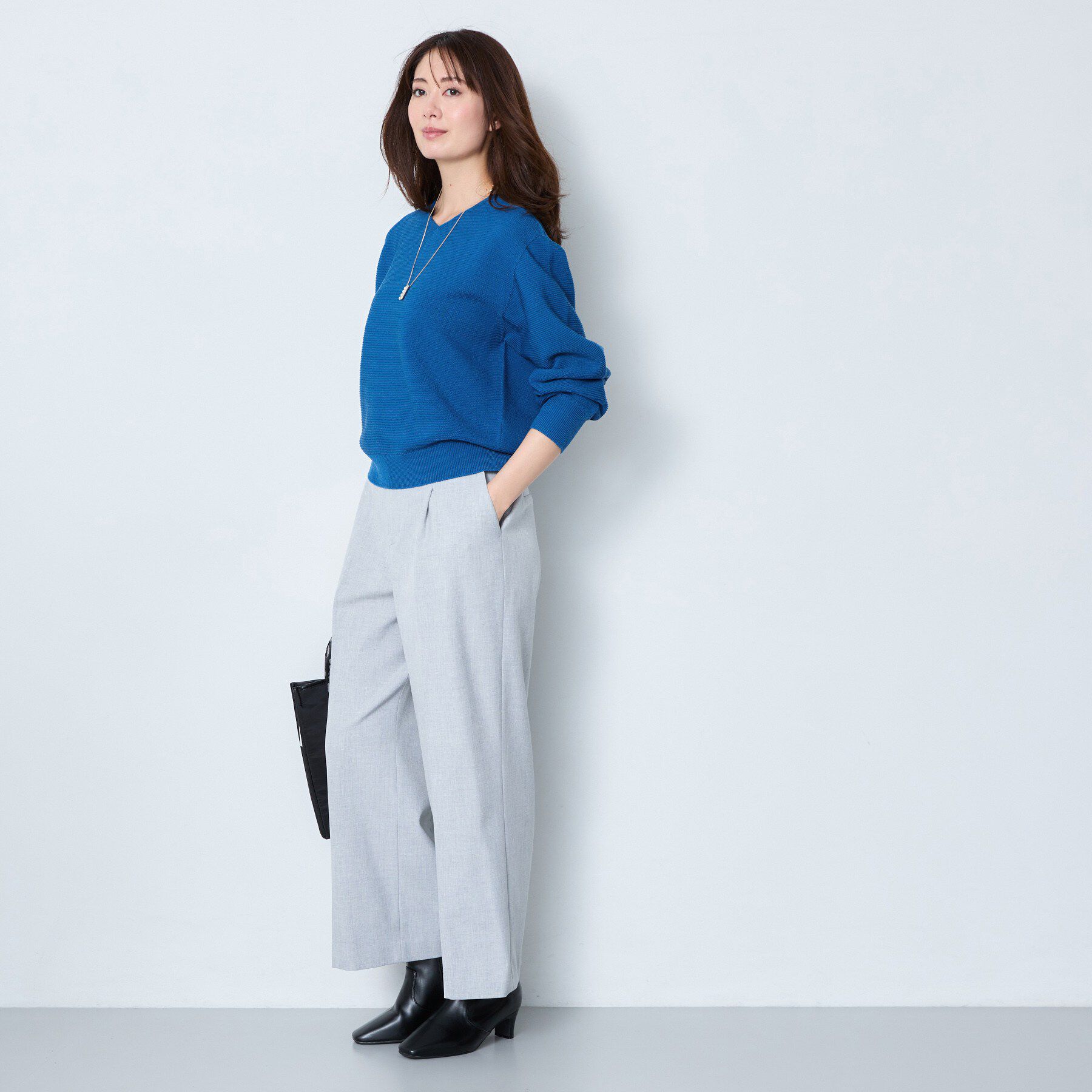Reflect「【マシンウォッシュ】ホールガーメントニット」|ニット・セーター|