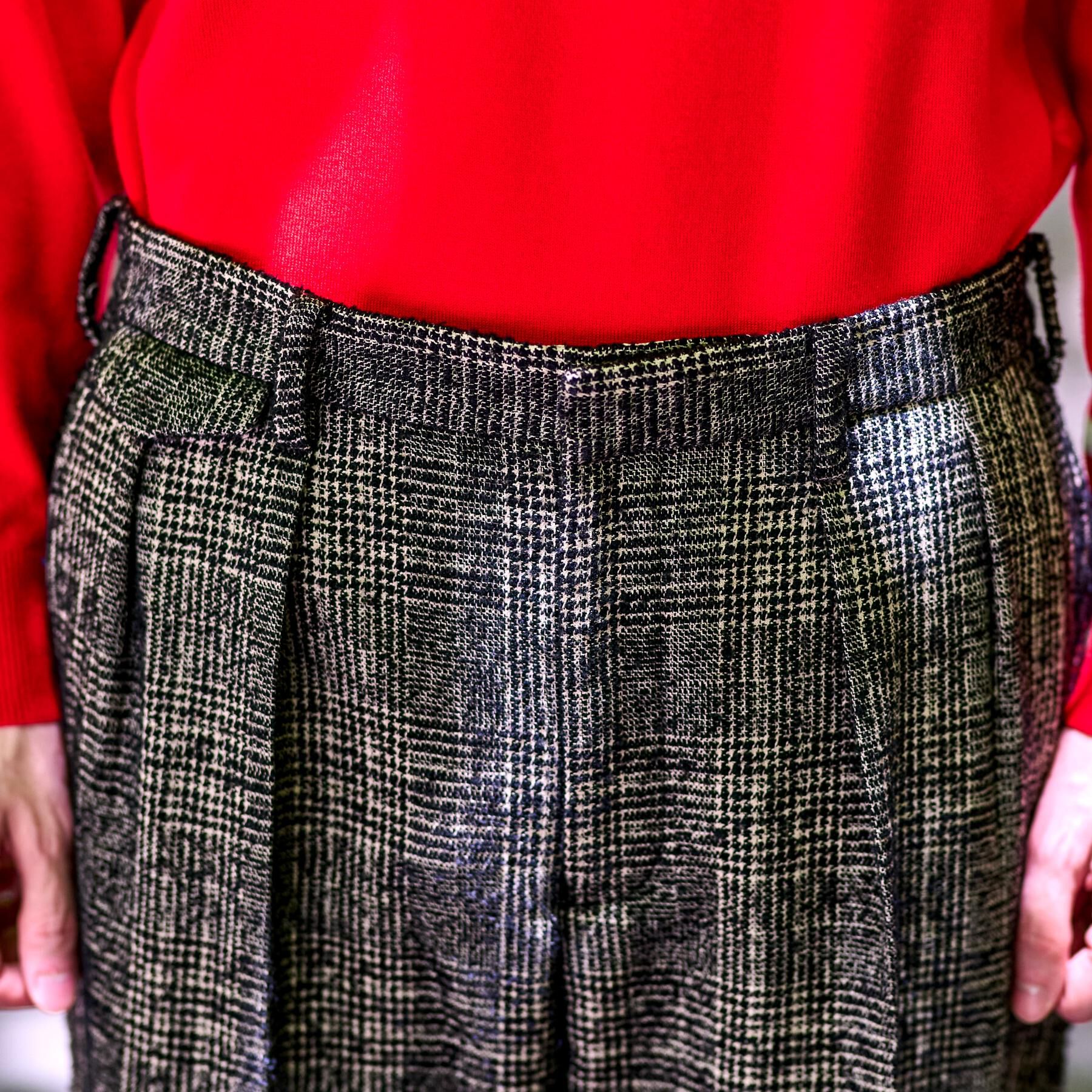 DRESSTERIOR「◆【セットアップ可】ループグレンチェック ワイドパンツ」|その他|
