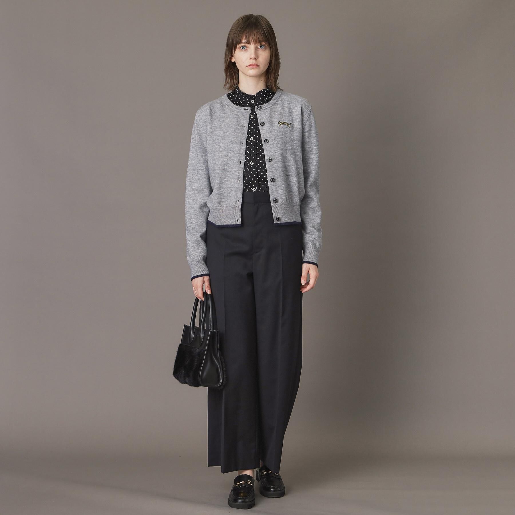 DRESSTERIOR「◆【CLASSY．12月号掲載】タイガーエンブロイダリークルーネックカーディガン」|カーディガン|