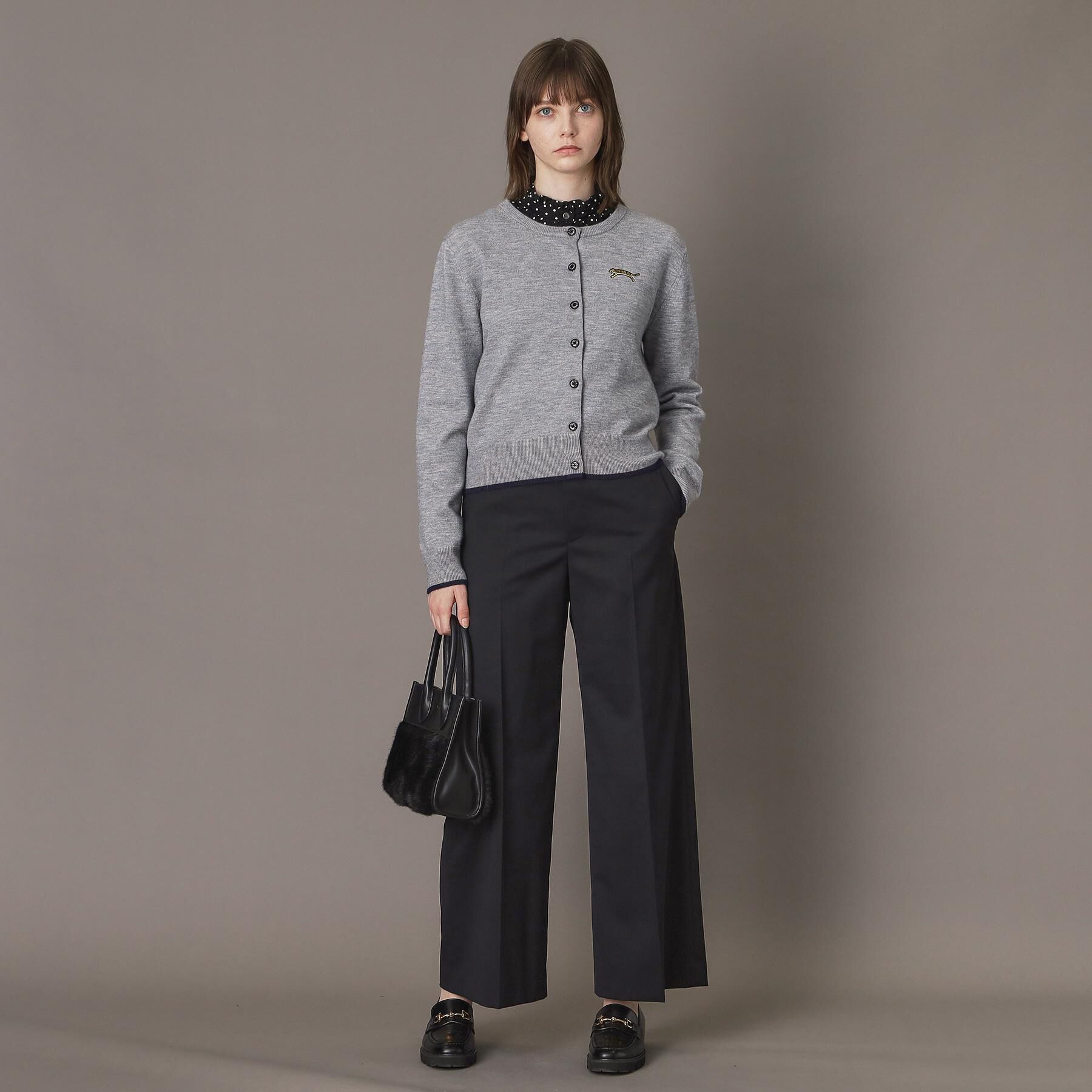 DRESSTERIOR「◆【CLASSY．12月号掲載】タイガーエンブロイダリークルーネックカーディガン」|カーディガン|