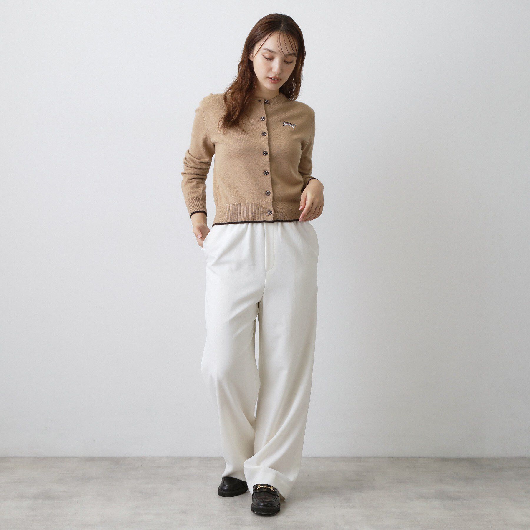 DRESSTERIOR「【STORY11月号掲載】ゼニアバル―ファキャッシュウールクルーネックカーディガン」|カーディガン|