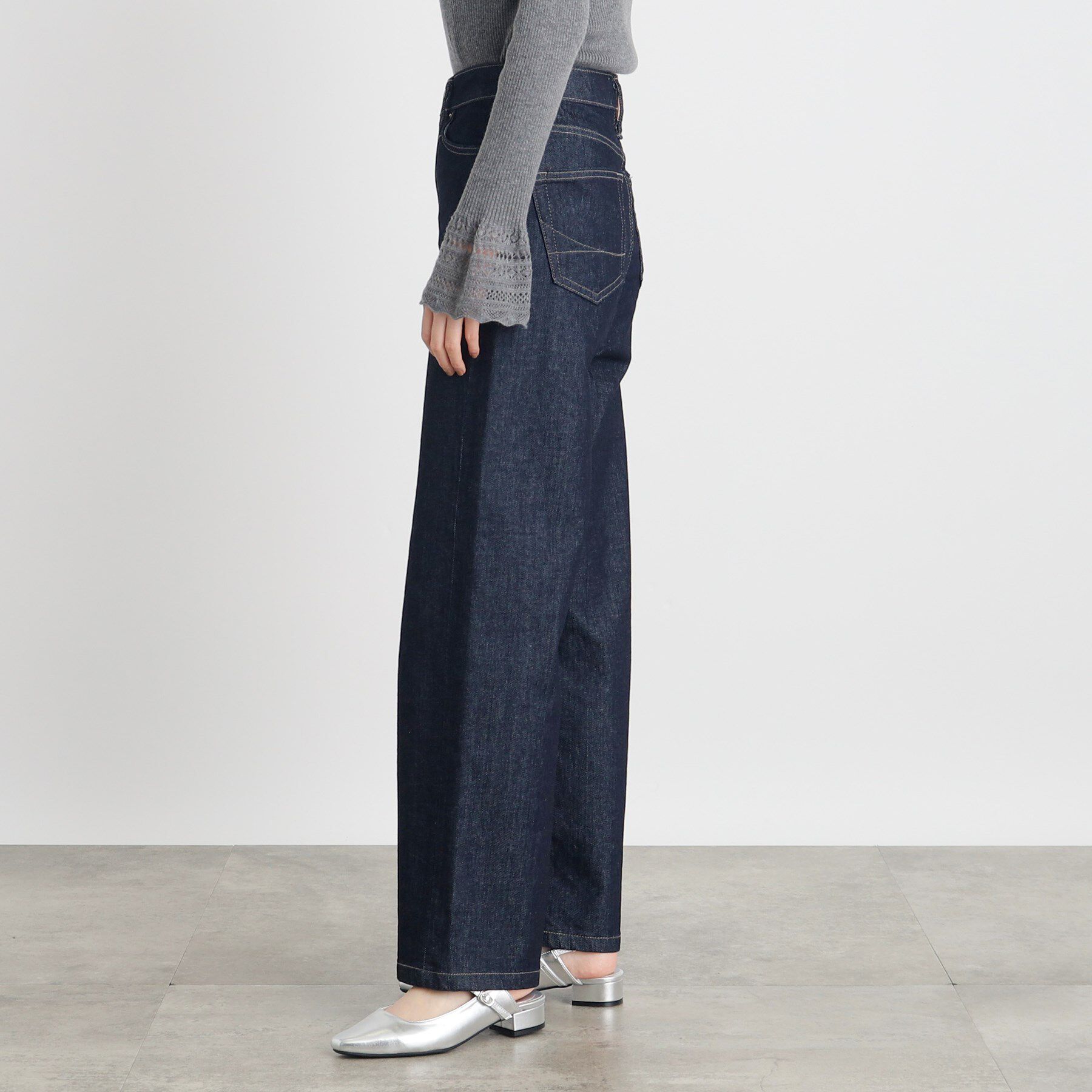 grove「【SOMETHING&times;grove別注】LISAWIDE DENIM PANTS」|デニム|