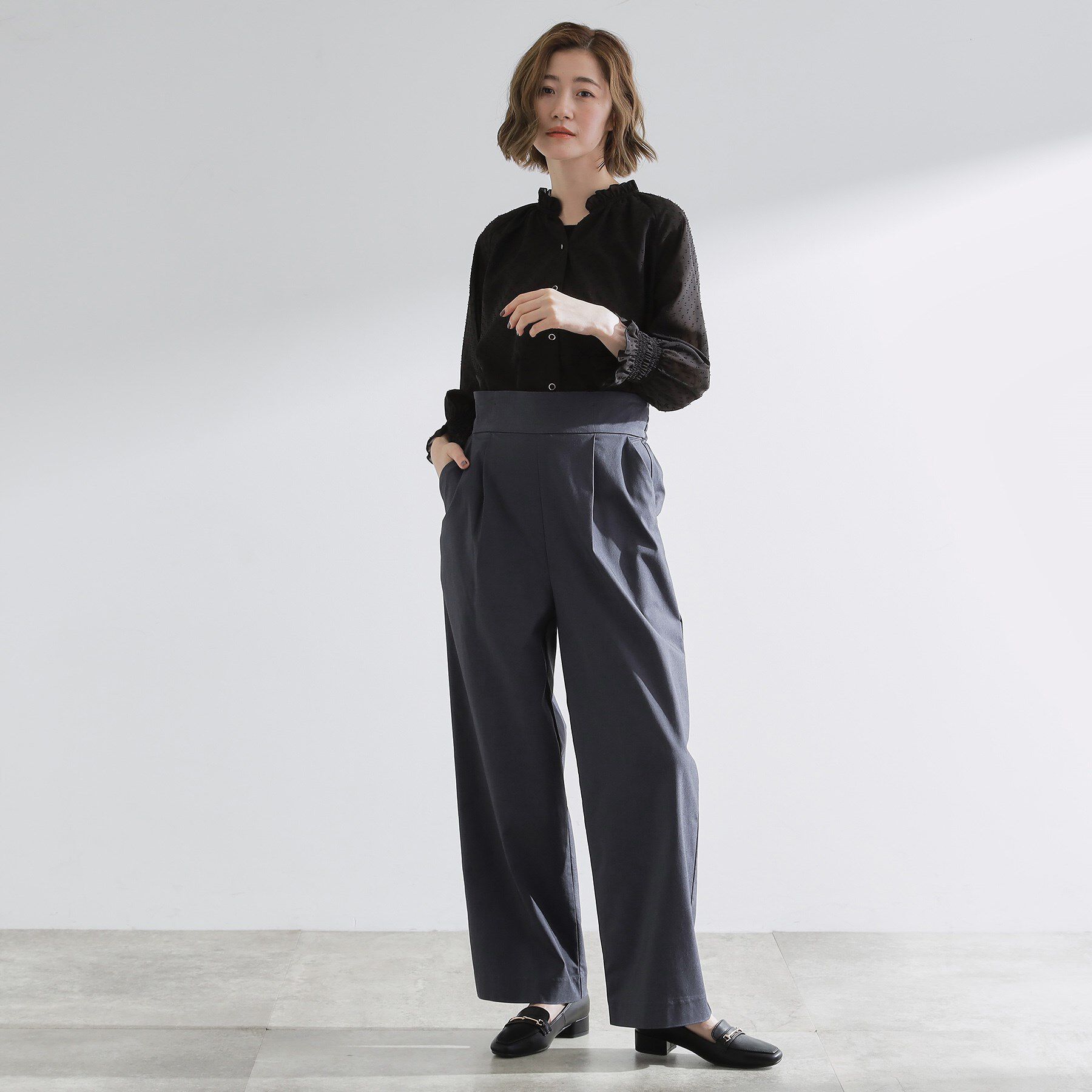 grove「【2WAY】ハイパーストレッチストラップパンツ」|その他|