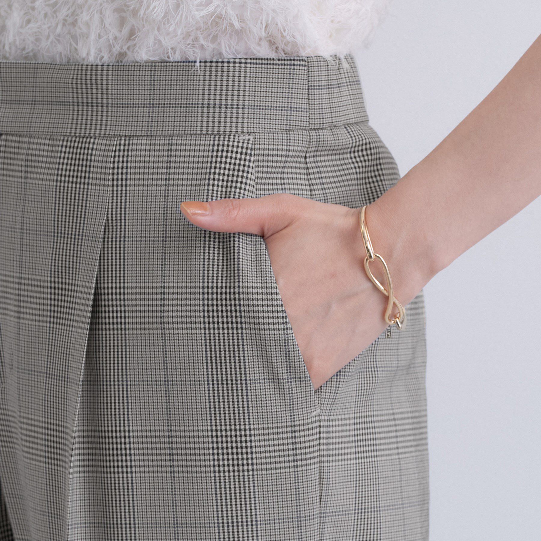INDIVI「【褒められパンツ】ワンタックワイドパンツ」|その他|