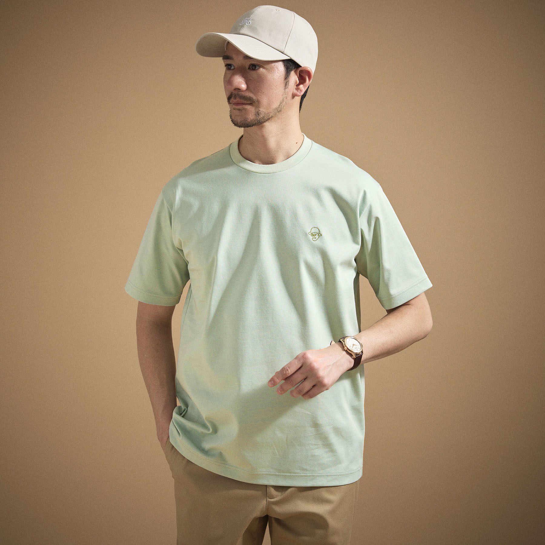 TAKEO KIKUCHI「ワンストローク刺繍 半袖 Tシャツ」|Tシャツ・カットソー|