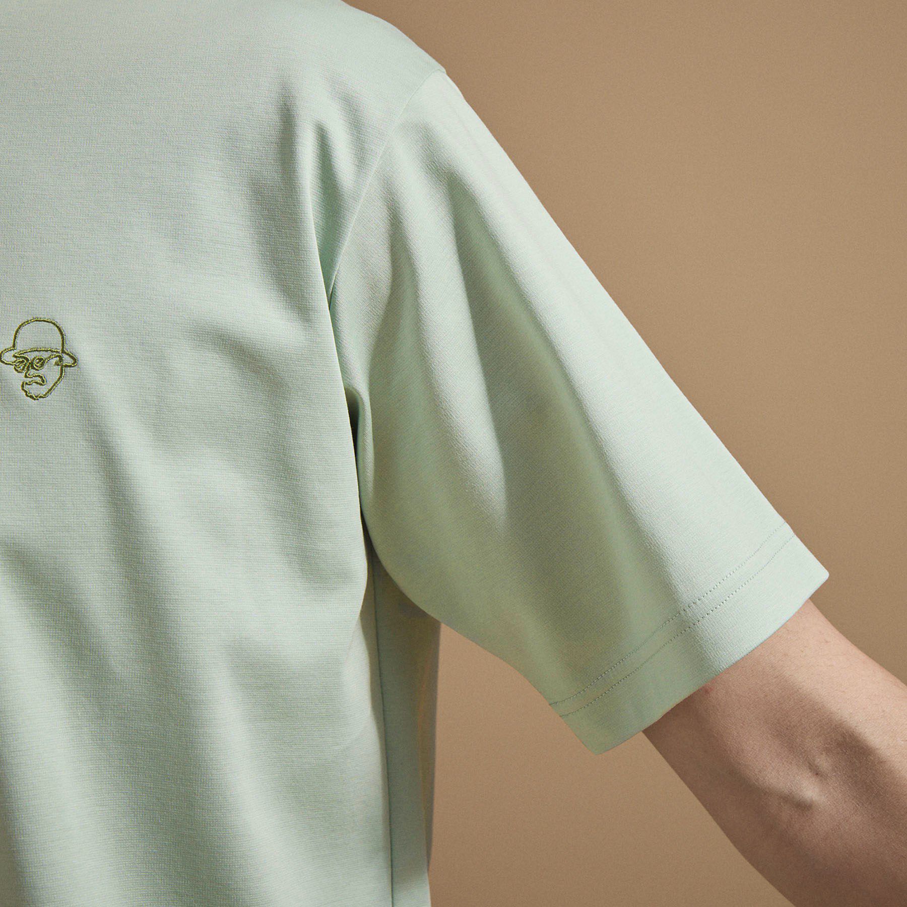 TAKEO KIKUCHI「ワンストローク刺繍 半袖 Tシャツ」|Tシャツ・カットソー|