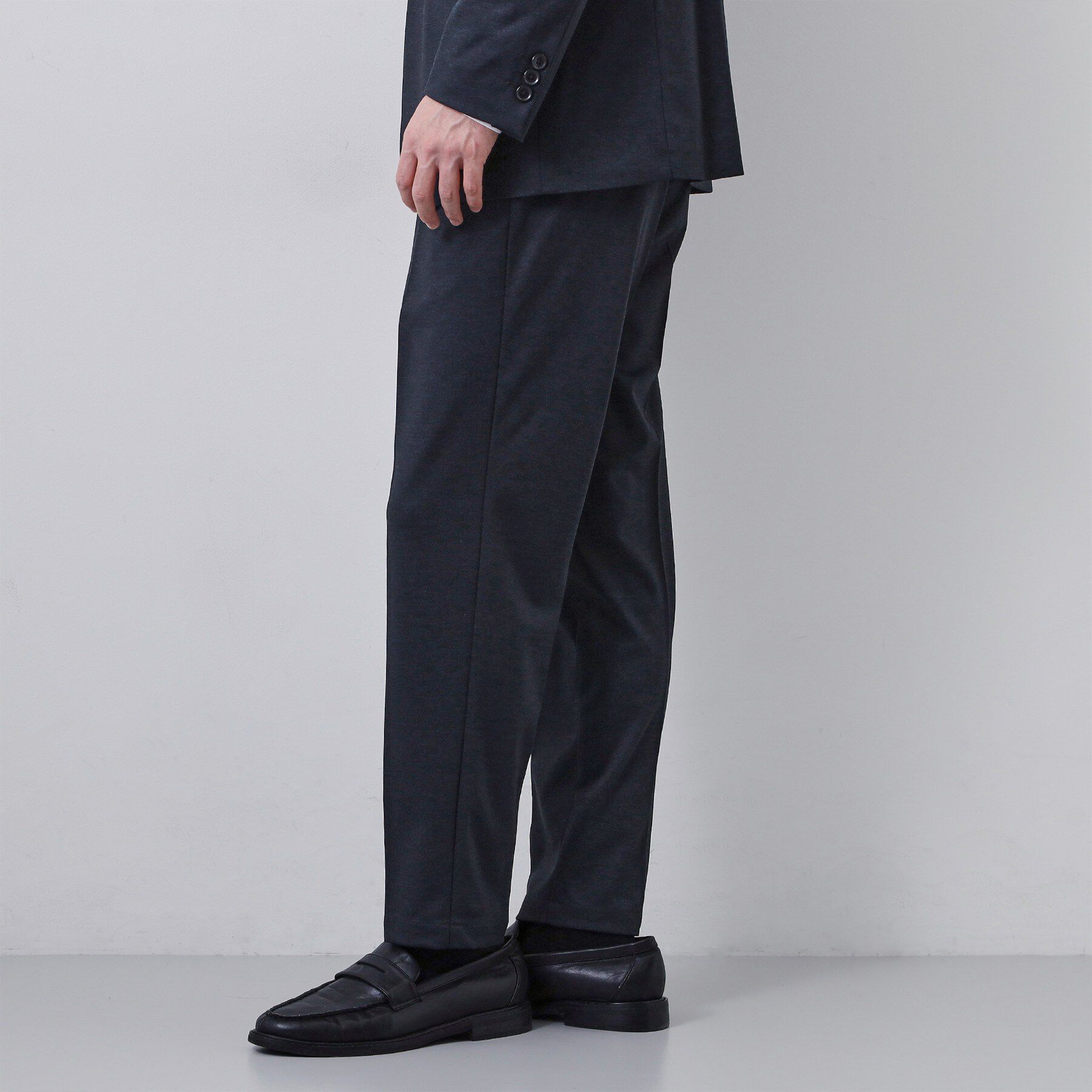 THE SHOP TK「【動きやすい、快適ビジネススラックス】TRジャージ スラックス　セットアップ可/洗濯機OK/ストレッ」|その他|