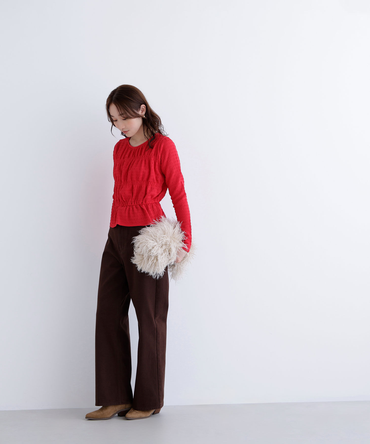  「＜ちょうど、いい服＞私に&ldquo;ちょうどいい&rdquo;ワイドストレートパンツ*」|その他|