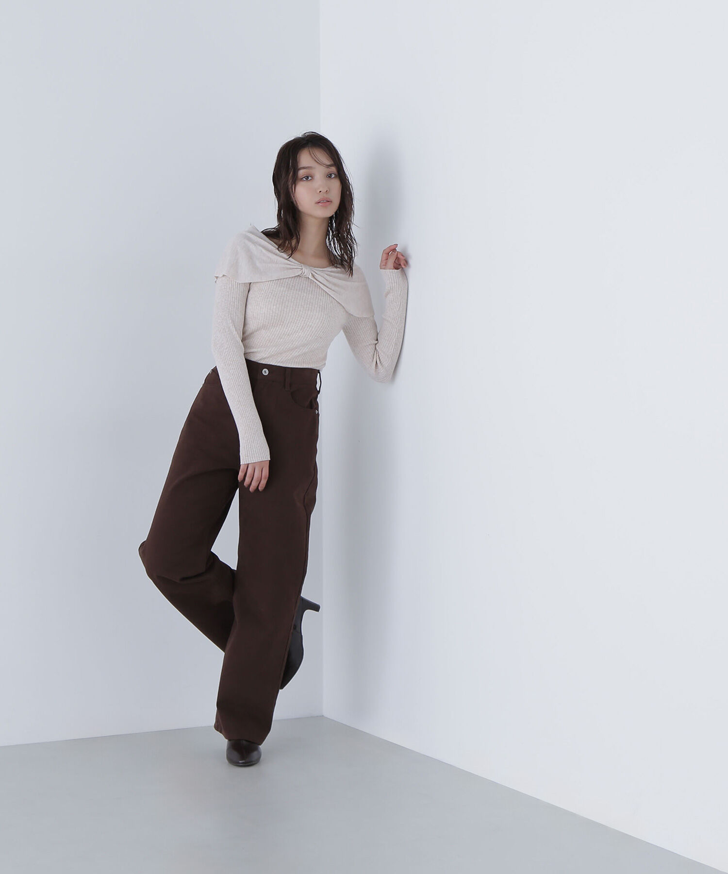  「＜ちょうど、いい服＞私に&ldquo;ちょうどいい&rdquo;ワイドストレートパンツ*」|その他|