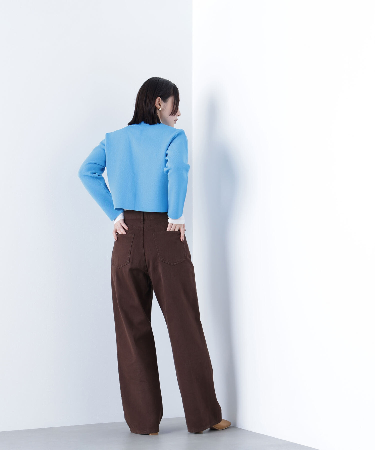  「＜ちょうど、いい服＞私に&ldquo;ちょうどいい&rdquo;ワイドストレートパンツ*」|その他|