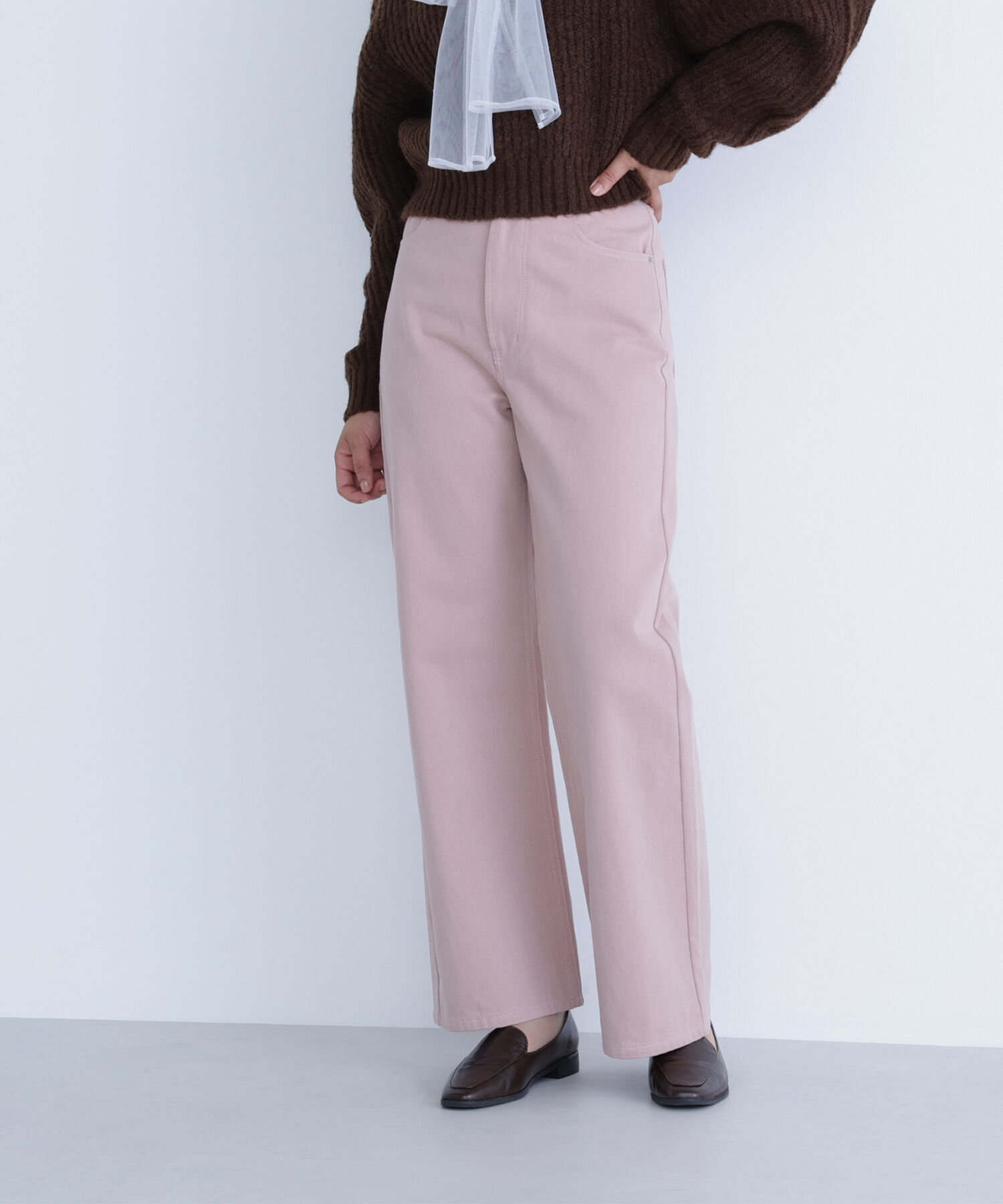  「＜ちょうど、いい服＞私に&ldquo;ちょうどいい&rdquo;ワイドストレートパンツ*」|その他|