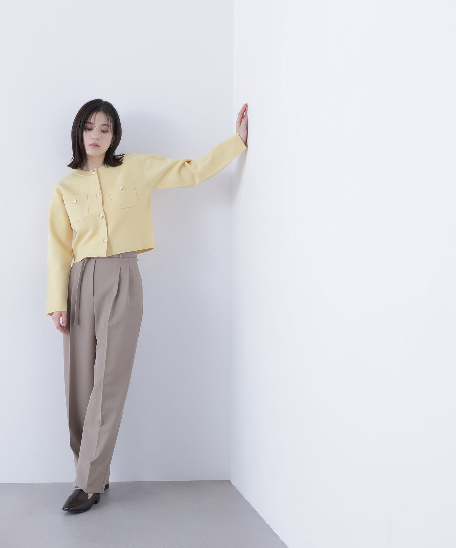  「くびれ仕込みベルテッドパンツ」|その他|