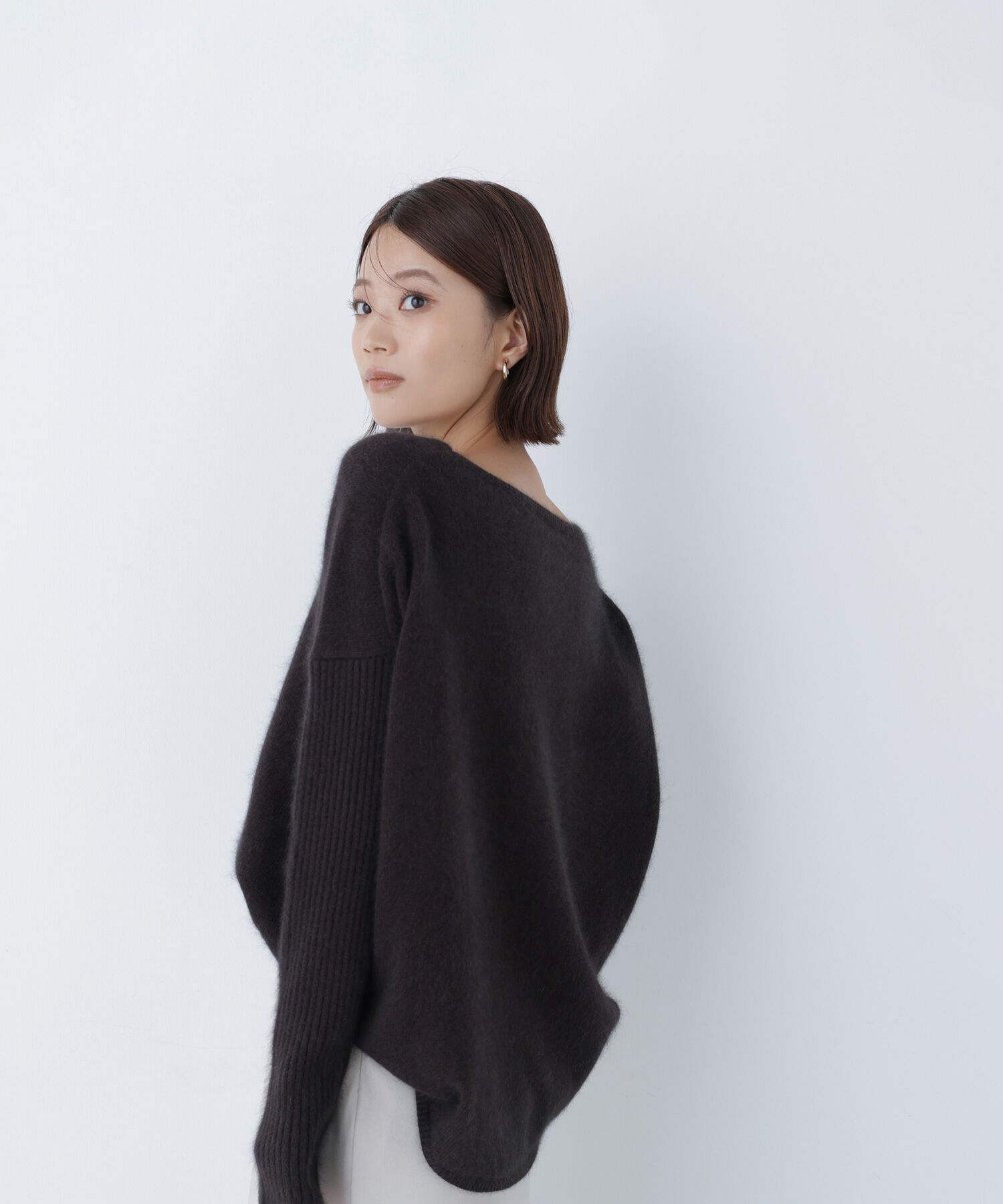  「ウールブレンドヘアリーニット＊」|ニット・セーター|