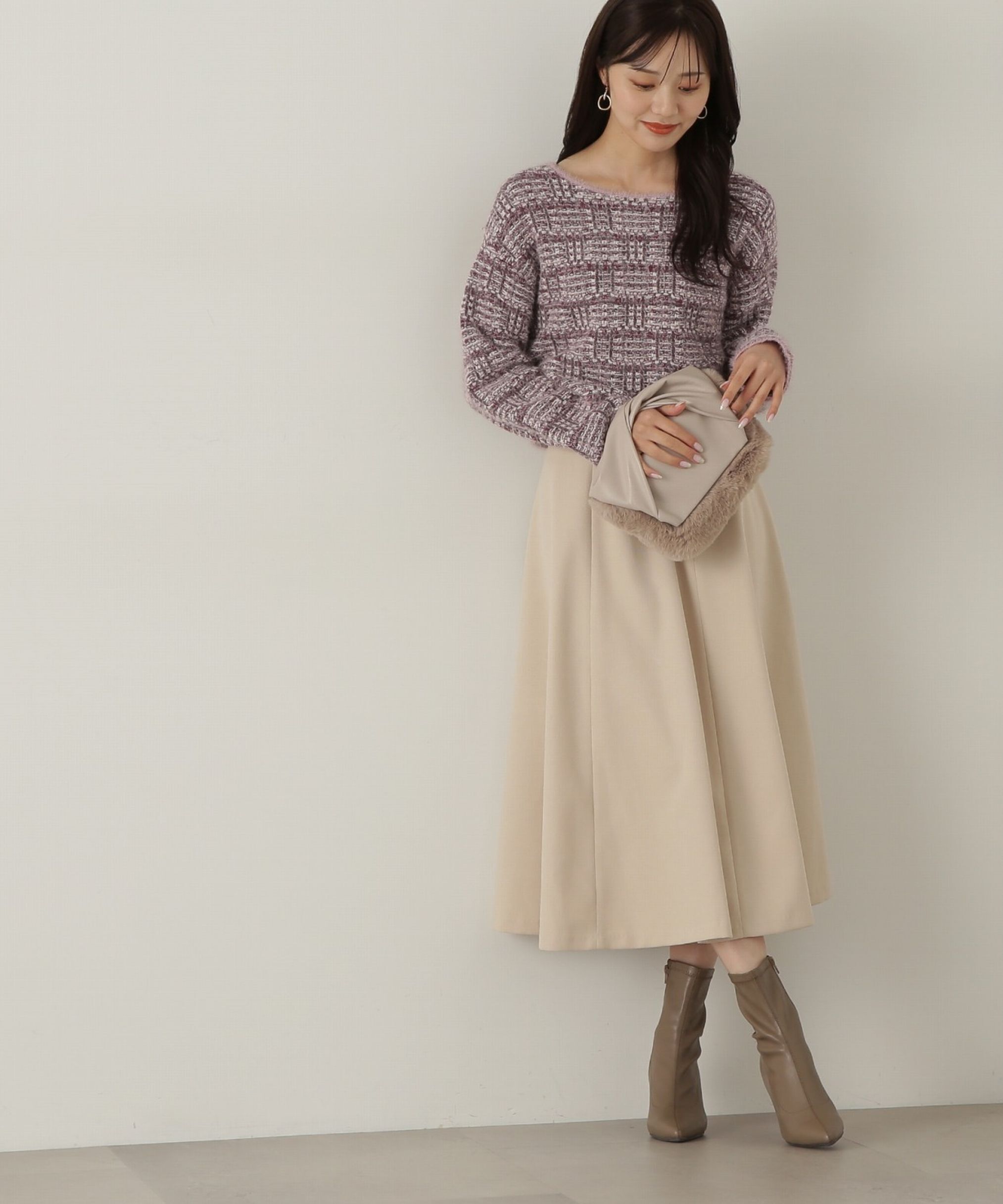 PROPORTION BODY DRESSING「ソフトタッチフレアスカート」|スカート|