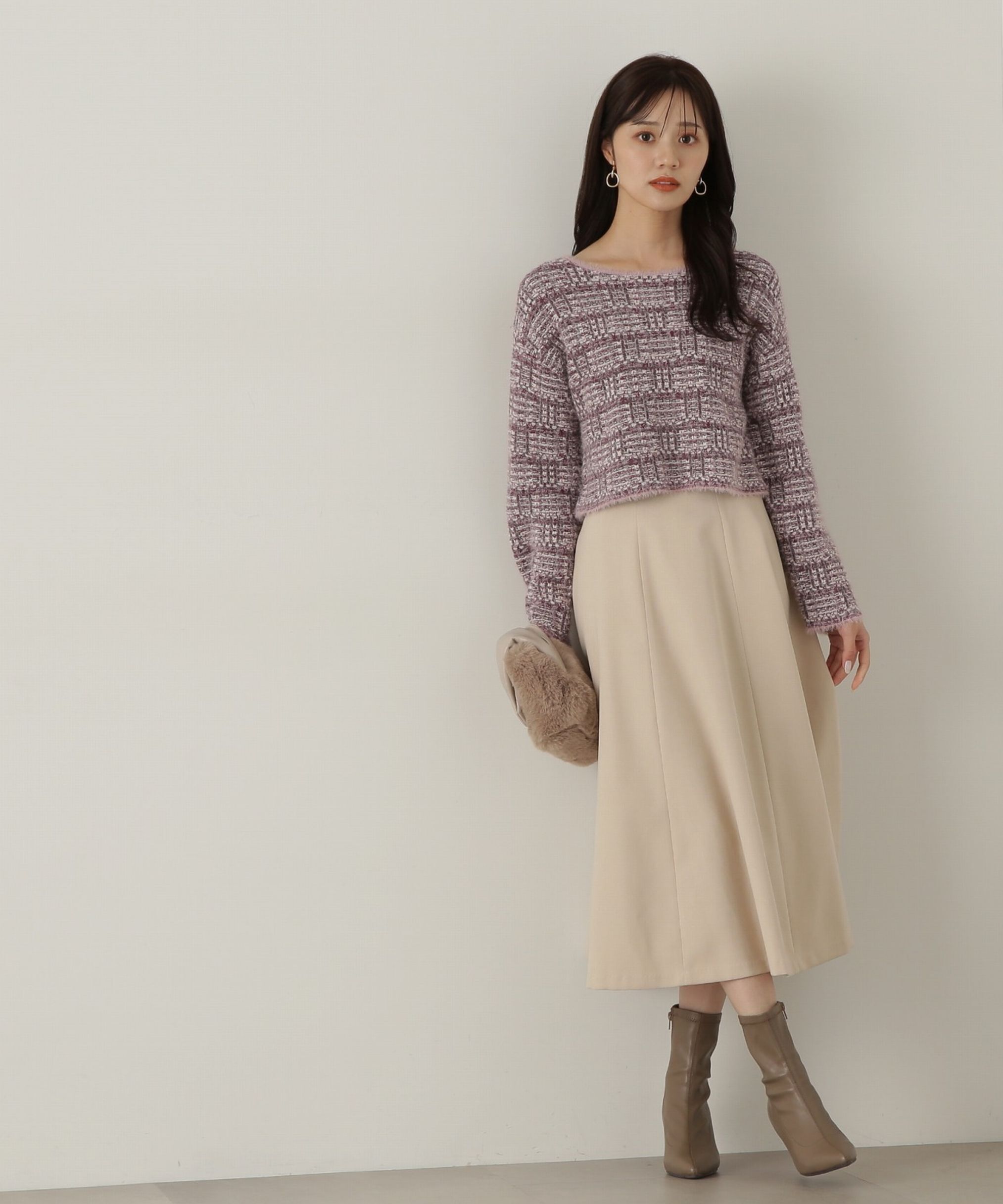 PROPORTION BODY DRESSING「ソフトタッチフレアスカート」|スカート|