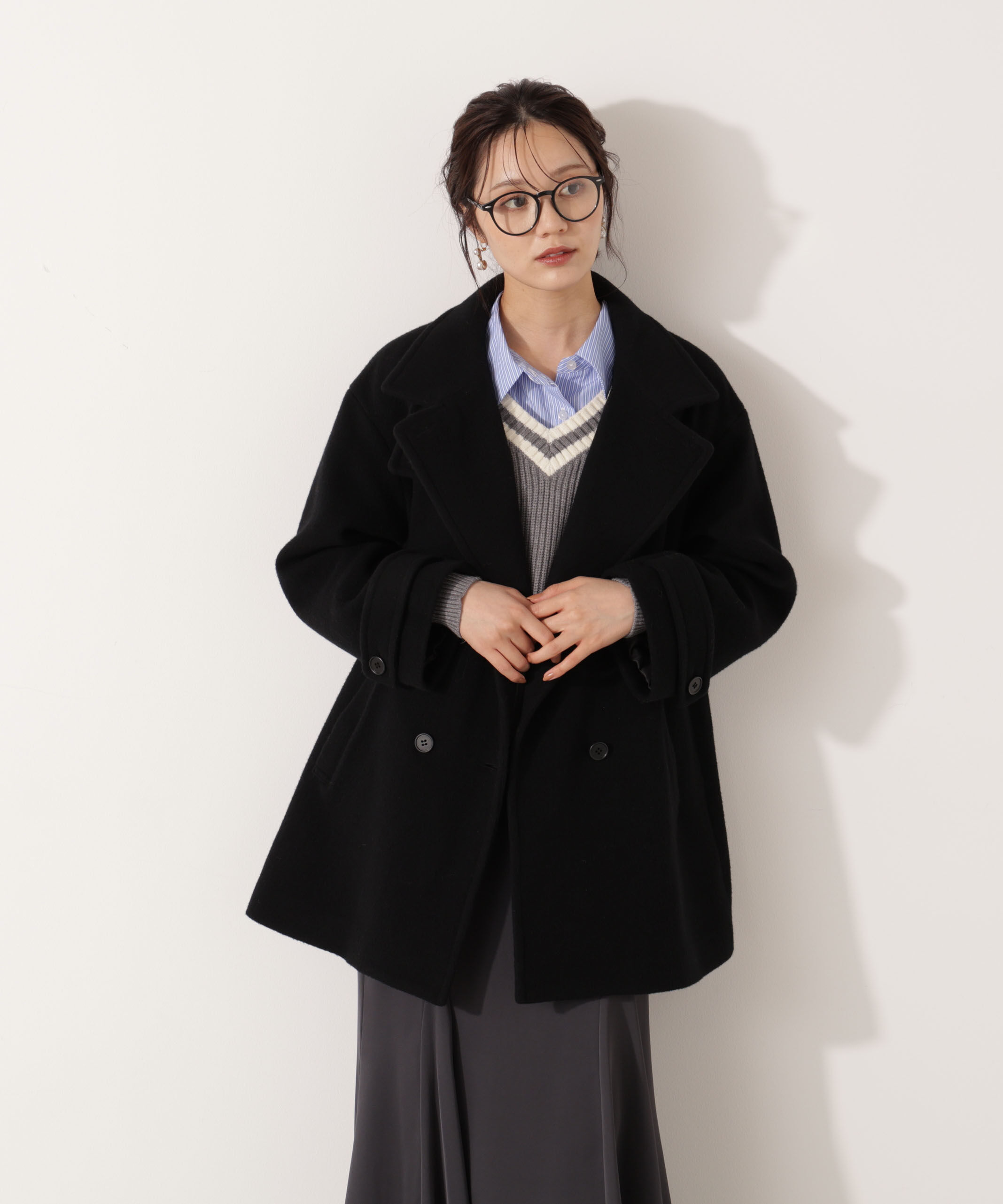 PROPORTION BODY DRESSING「2wayミドルコート 25AW」|ブルゾン・スタジャン|