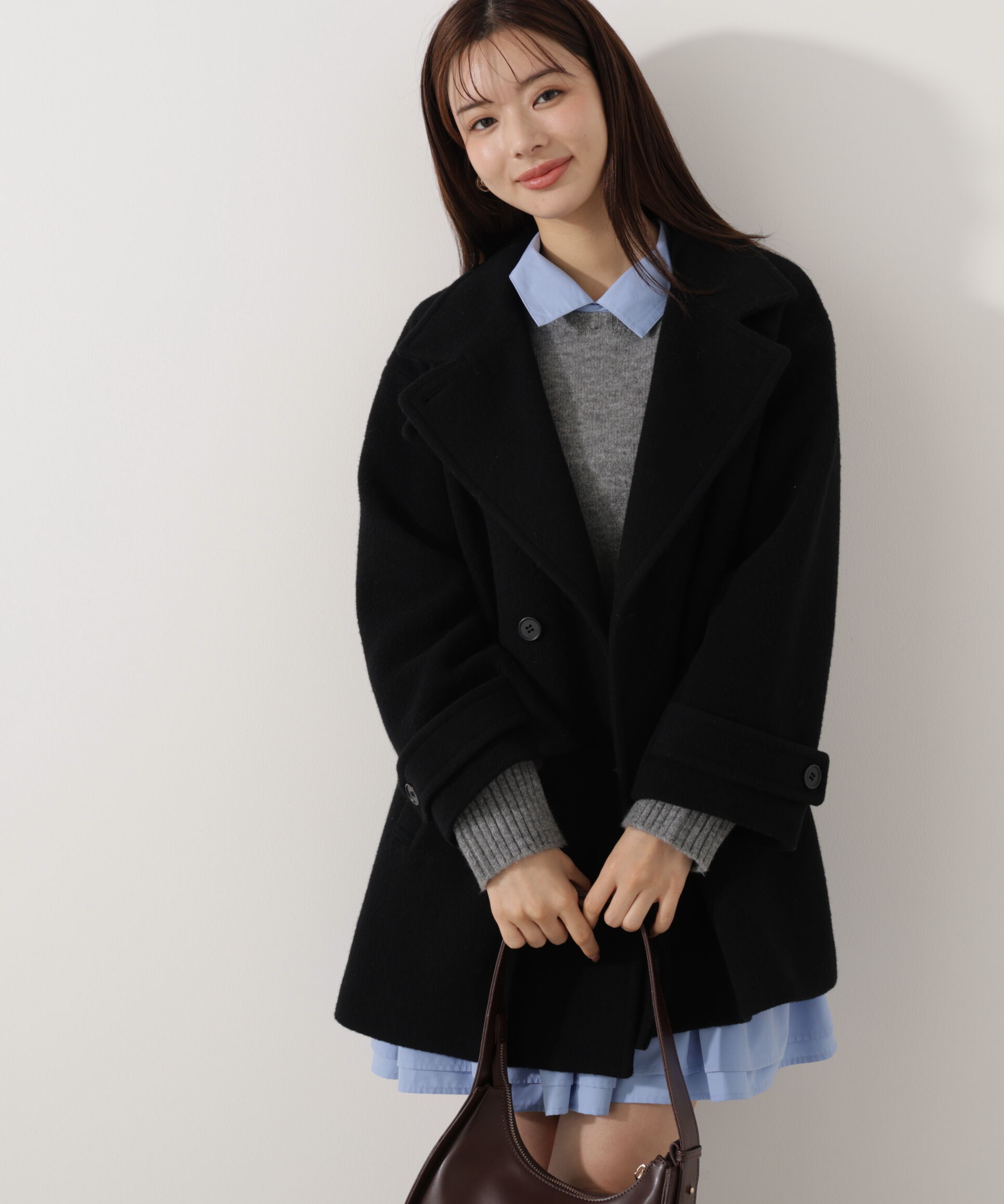 PROPORTION BODY DRESSING「2wayミドルコート 25AW」|ブルゾン・スタジャン|