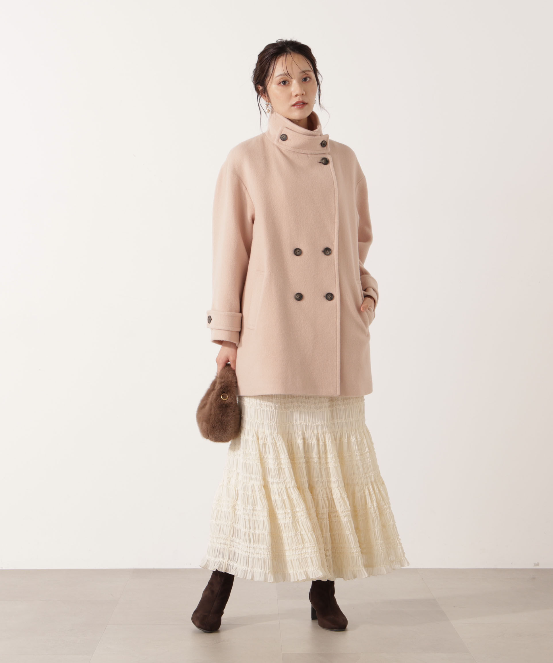 PROPORTION BODY DRESSING「2wayミドルコート 25AW」|ブルゾン・スタジャン|