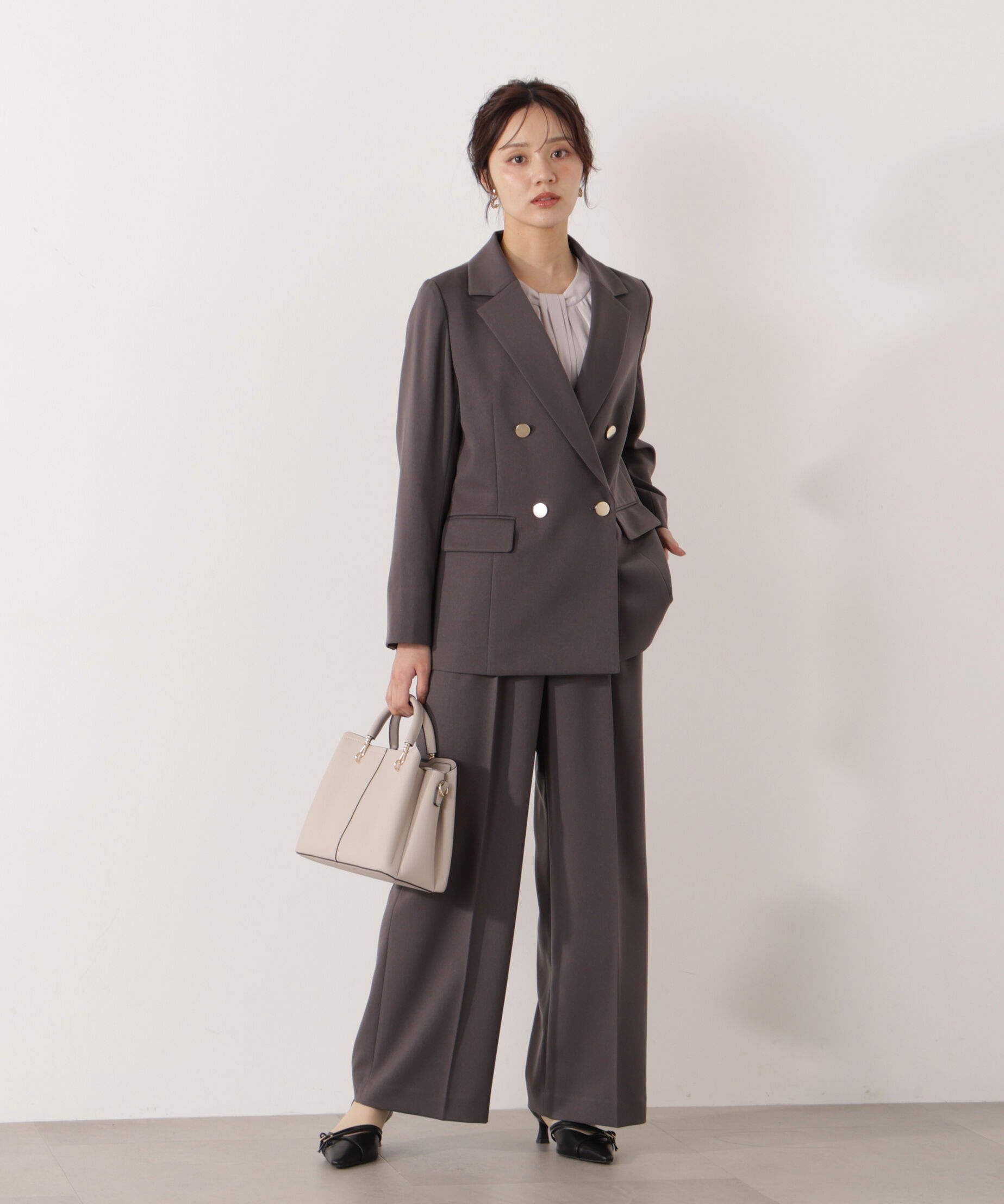 PROPORTION BODY DRESSING「2タックワイドパンツ 26SS」|その他|