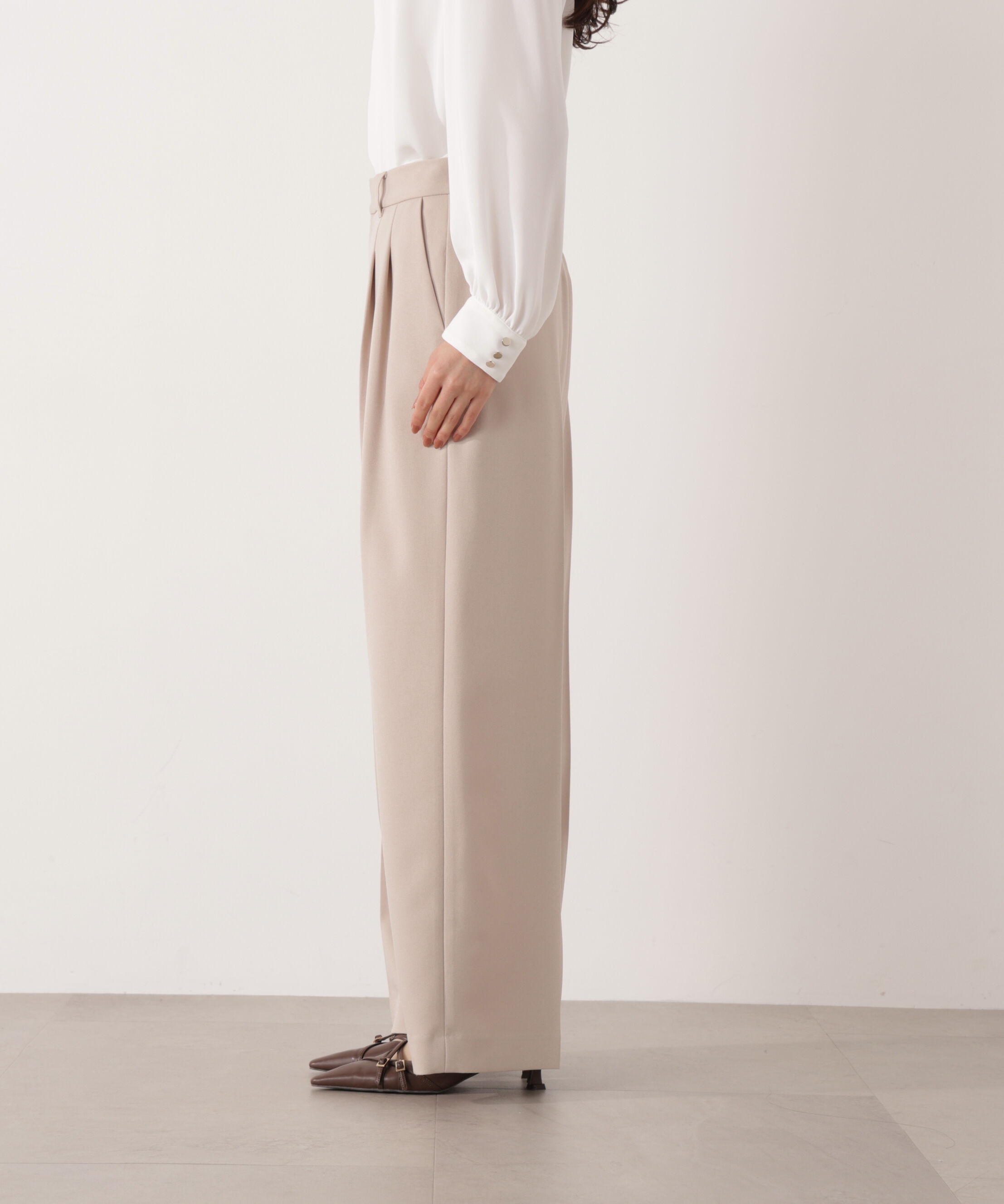 PROPORTION BODY DRESSING「2タックワイドパンツ 26SS」|その他|