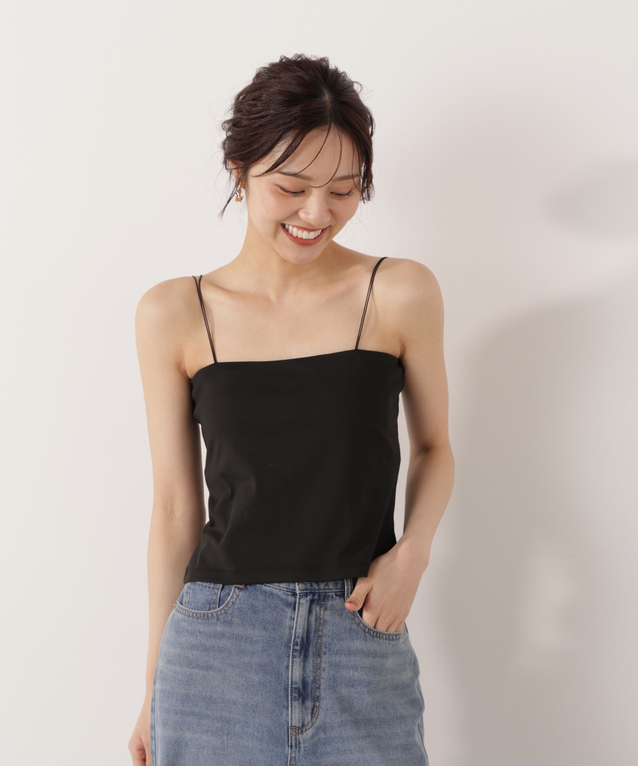 PROPORTION BODY DRESSING「カップ付キャミソール　26SS」|Tシャツ・カットソー|