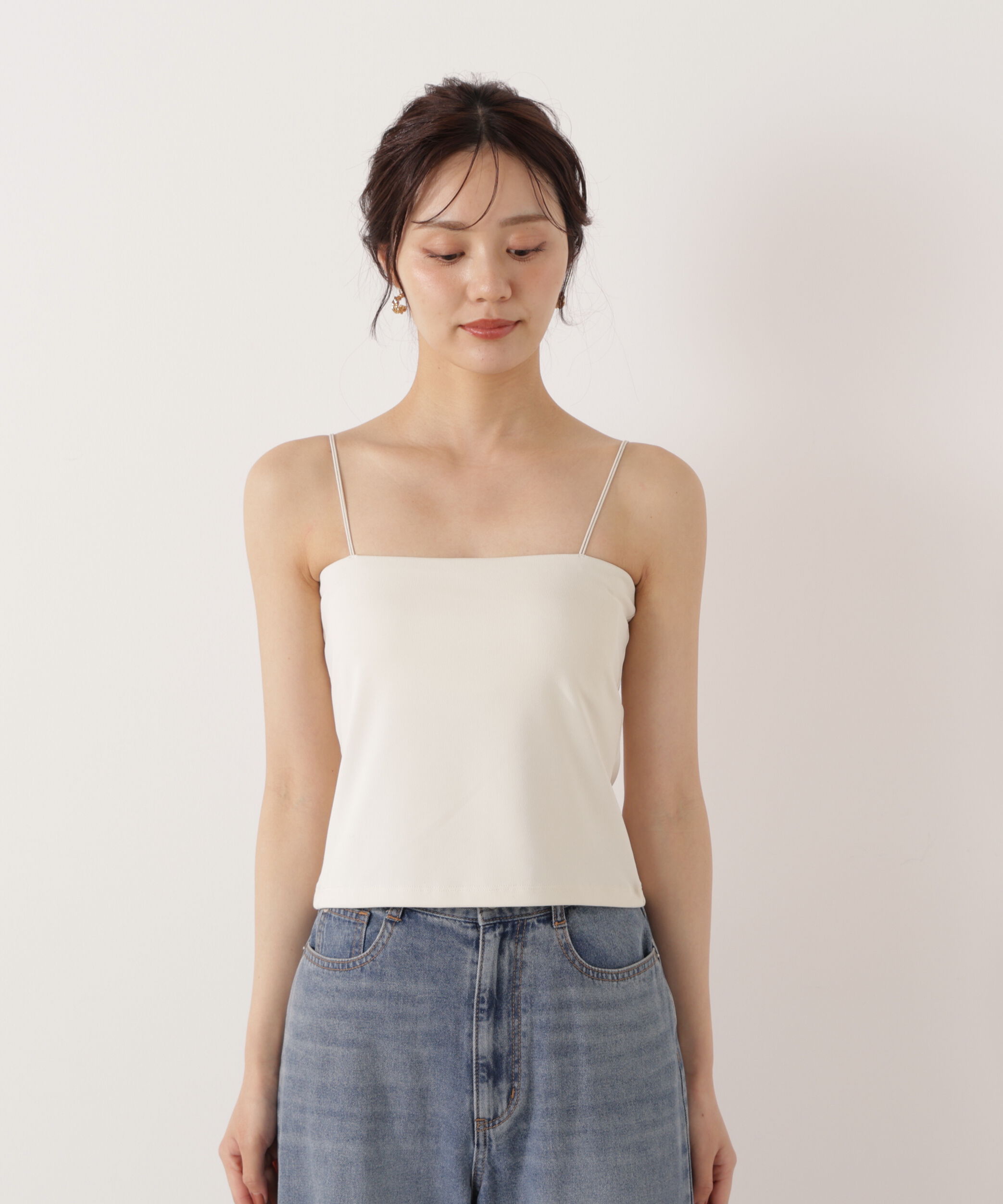 PROPORTION BODY DRESSING「カップ付キャミソール　26SS」|Tシャツ・カットソー|
