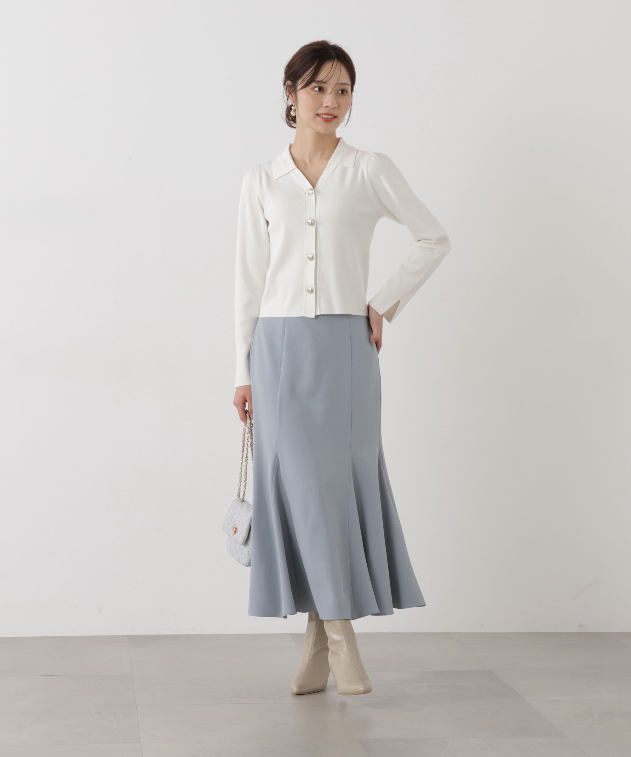 PROPORTION BODY DRESSING「ハイウエストマーメイドスカート　26SS」|スカート|
