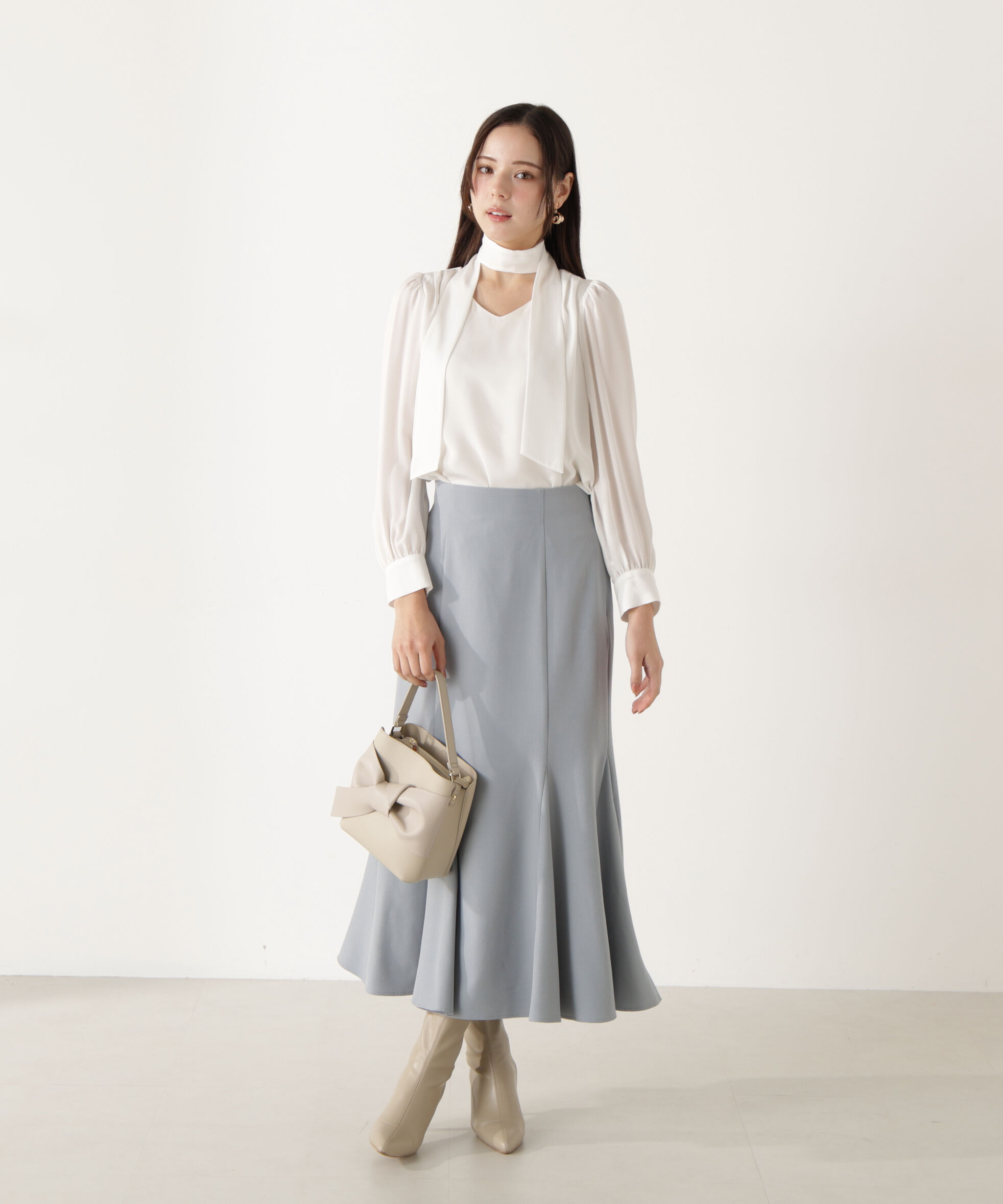 PROPORTION BODY DRESSING「ハイウエストマーメイドスカート　26SS」|スカート|