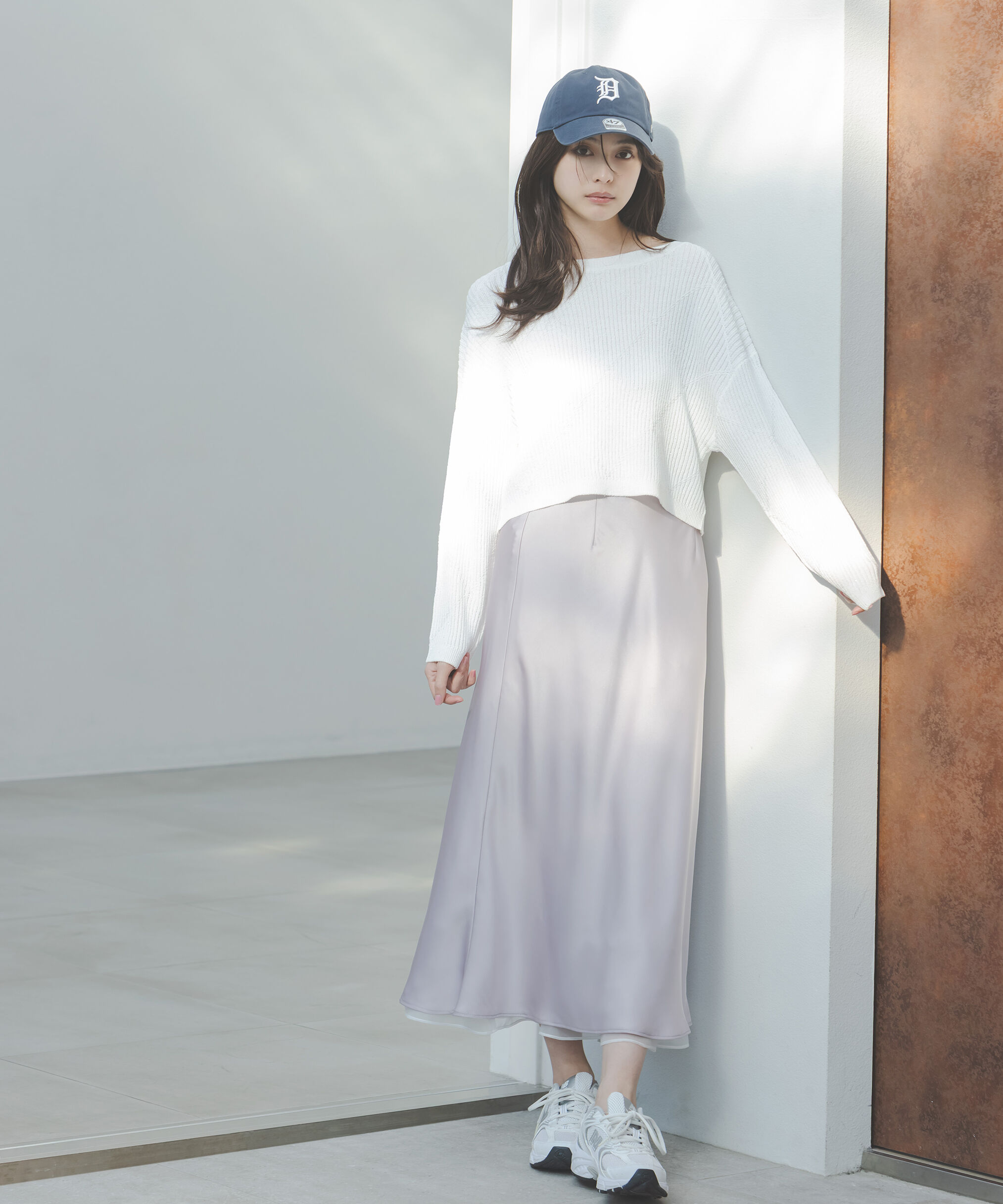 PROPORTION BODY DRESSING「ラメ入りアイレットボクシーニット」|ニット・セーター|