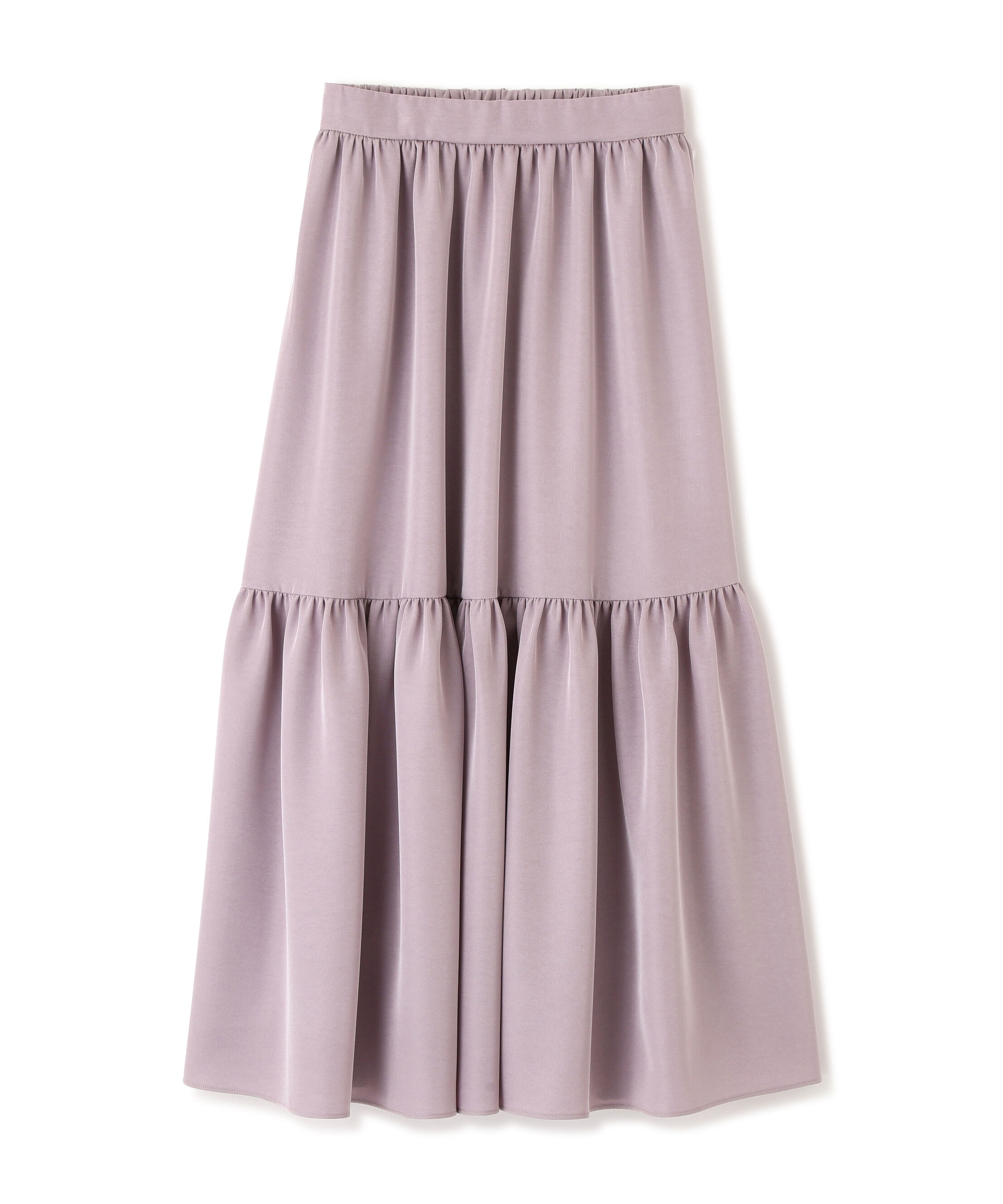 PROPORTION BODY DRESSING「ニュアンスサテンティアードスカート　26SS」|スカート|