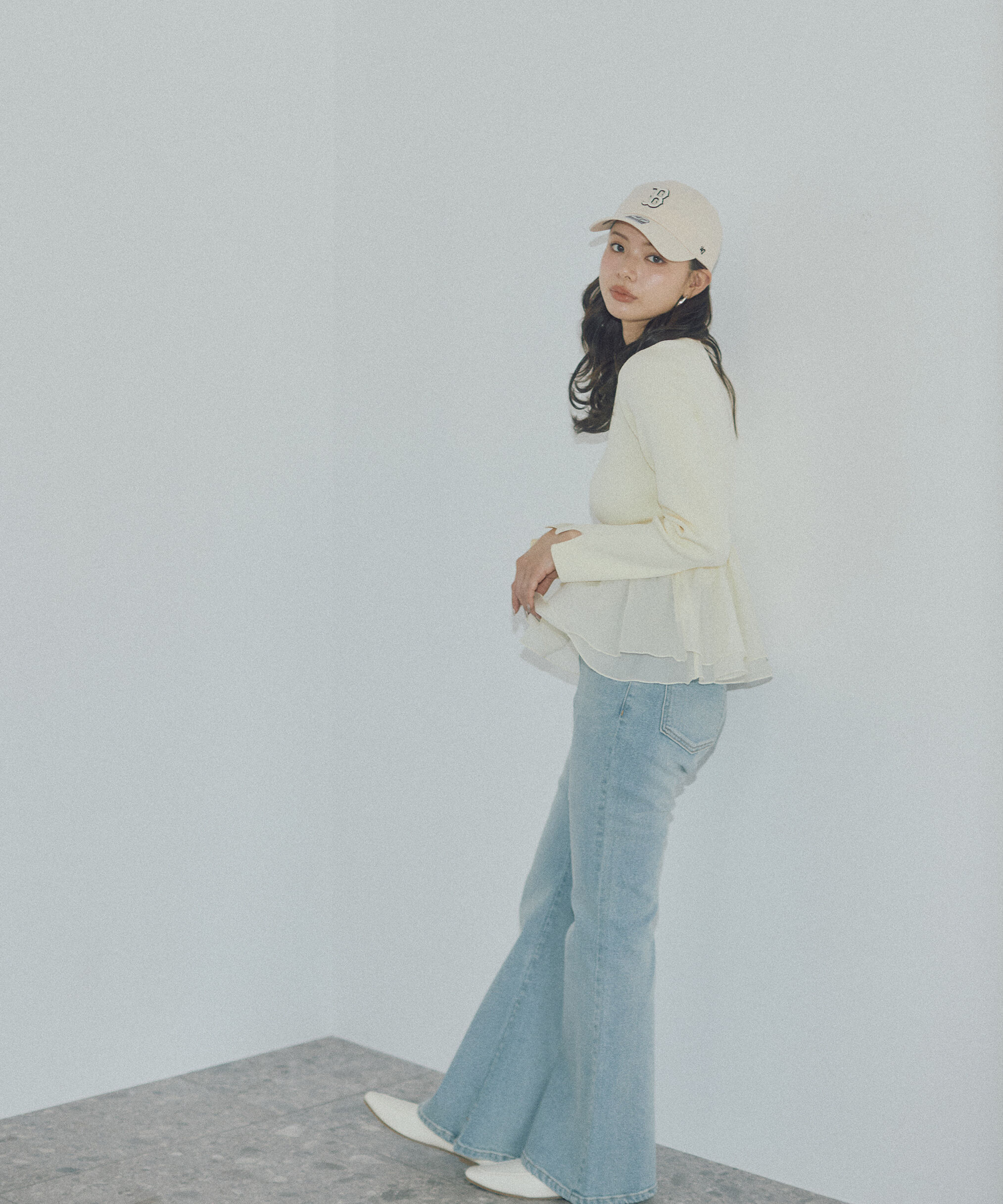 PROPORTION BODY DRESSING「〈a/mie〉フレアデニムパンツ　26SS」|その他|