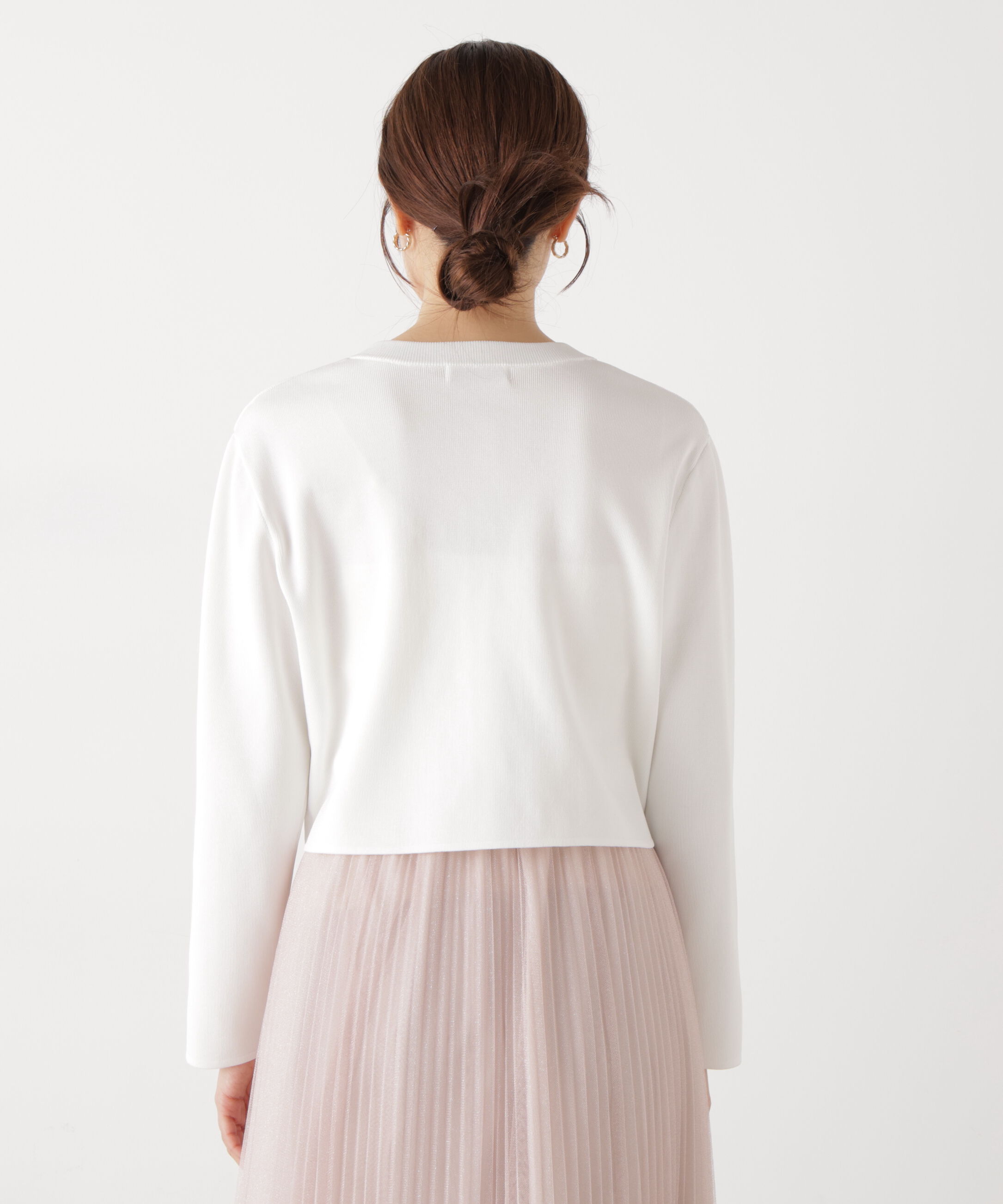 PROPORTION BODY DRESSING「〈a/mie〉シルク混ニットカーディガン　26SS」|ニット・セーター|
