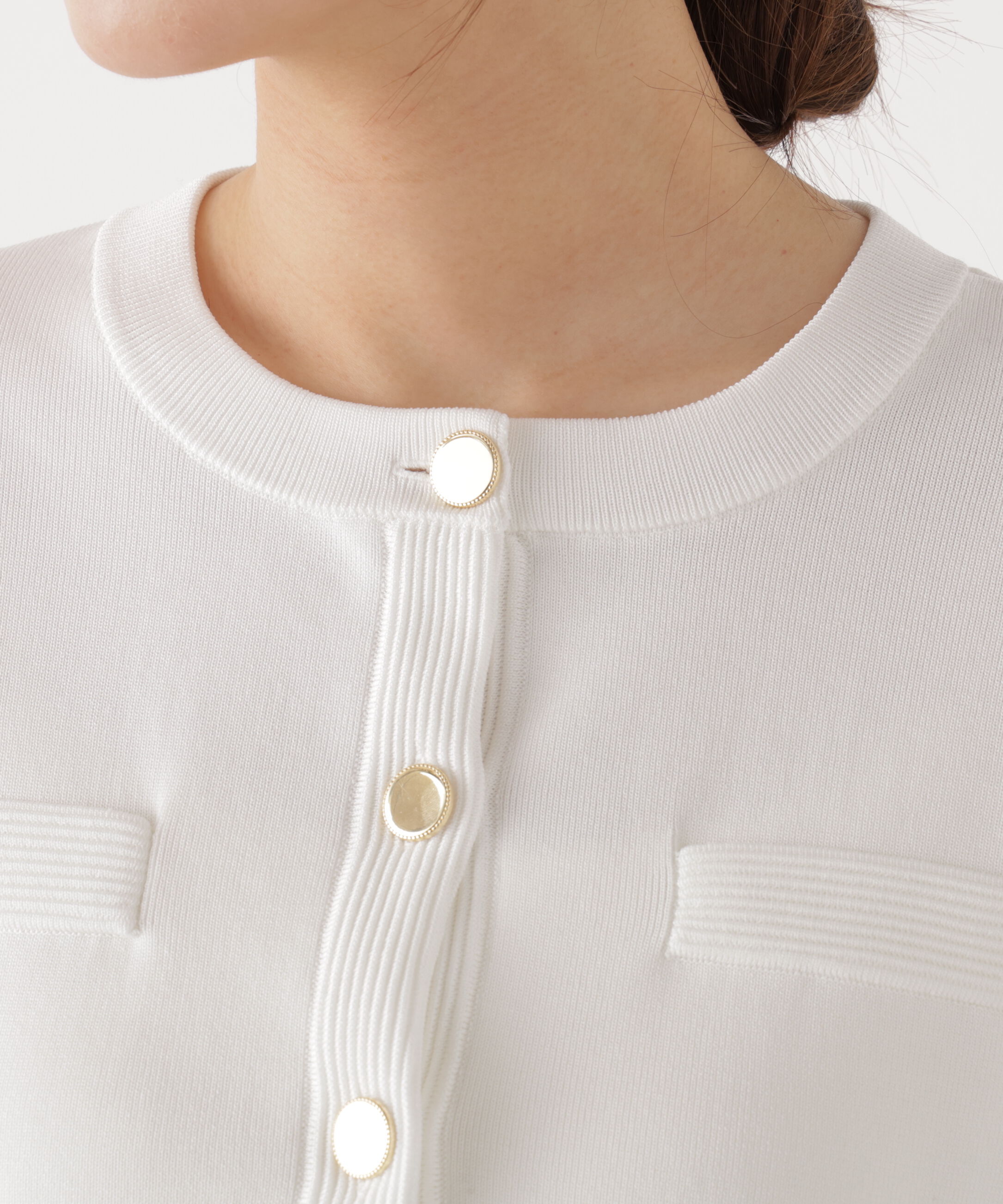 PROPORTION BODY DRESSING「〈a/mie〉シルク混ニットカーディガン　26SS」|ニット・セーター|