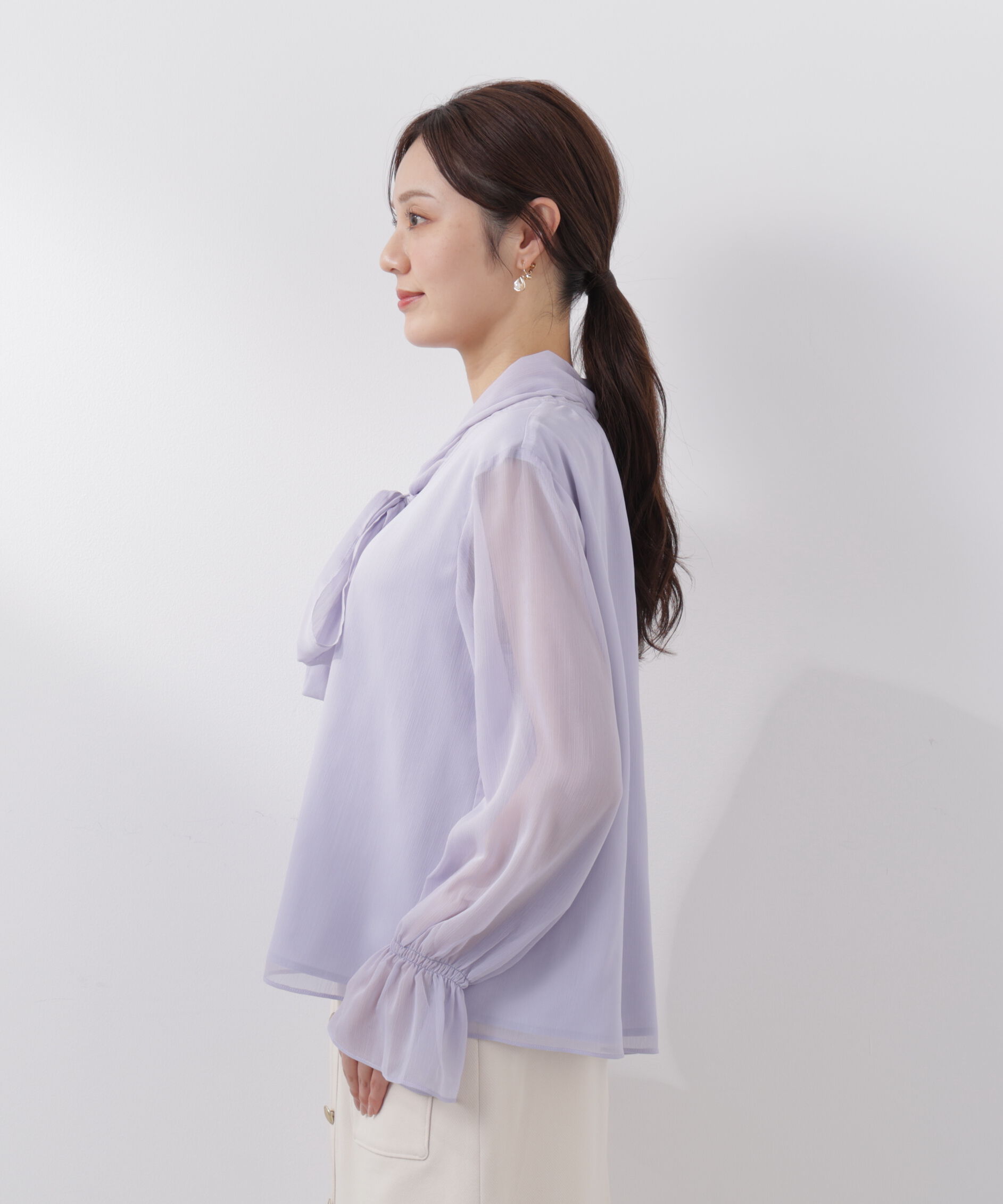 PROPORTION BODY DRESSING「ビッグリボンブラウス　26SS」|シャツ・ブラウス|