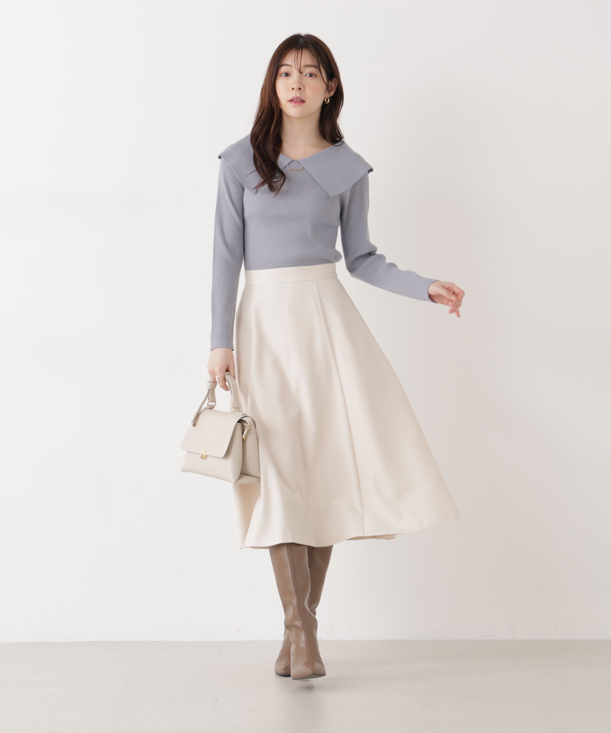 PROPORTION BODY DRESSING「スプリングフレアースカート　26SS」|スカート|