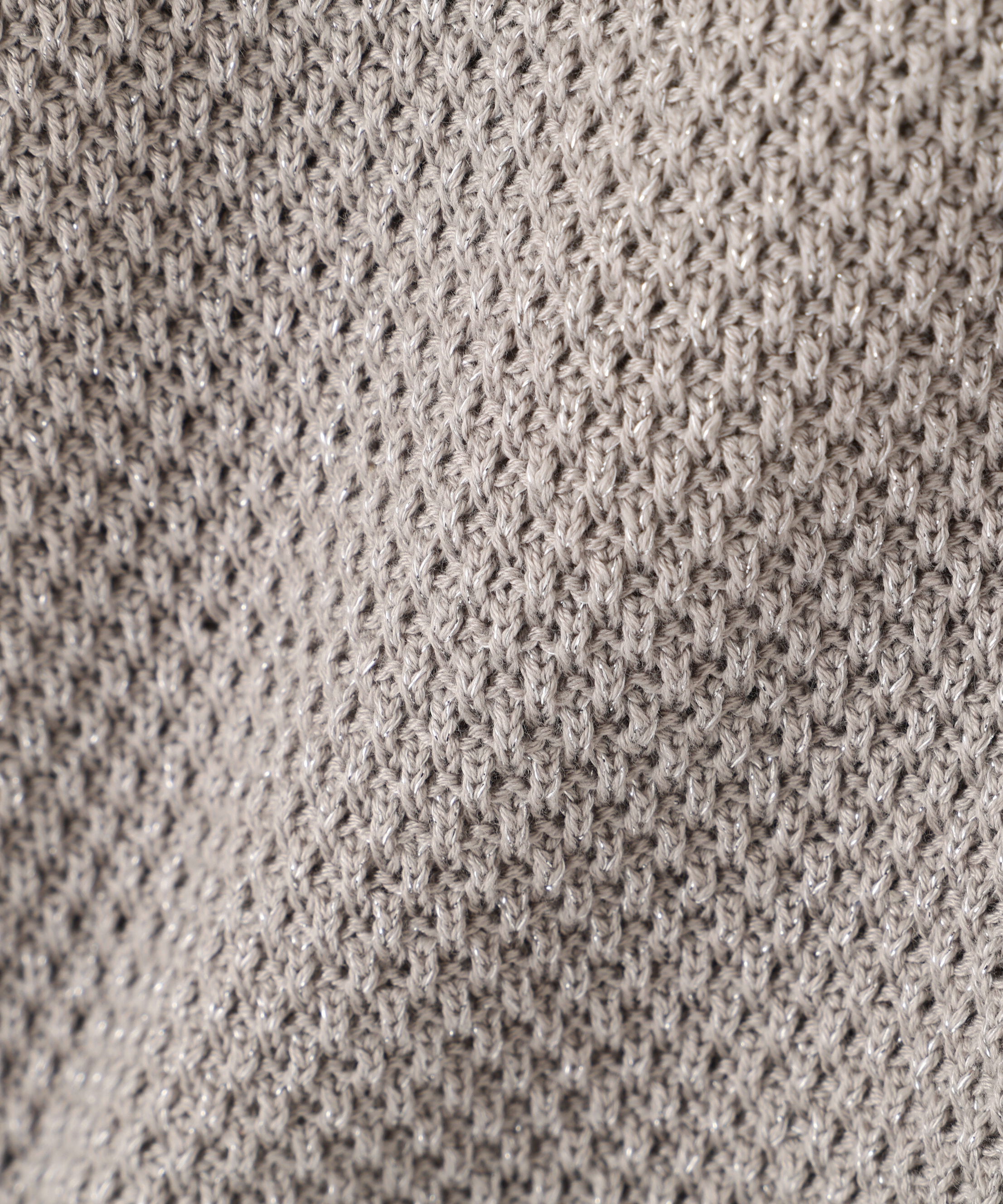 PROPORTION BODY DRESSING「ラメ透かしニットジャケット　26SS」|ニット・セーター|