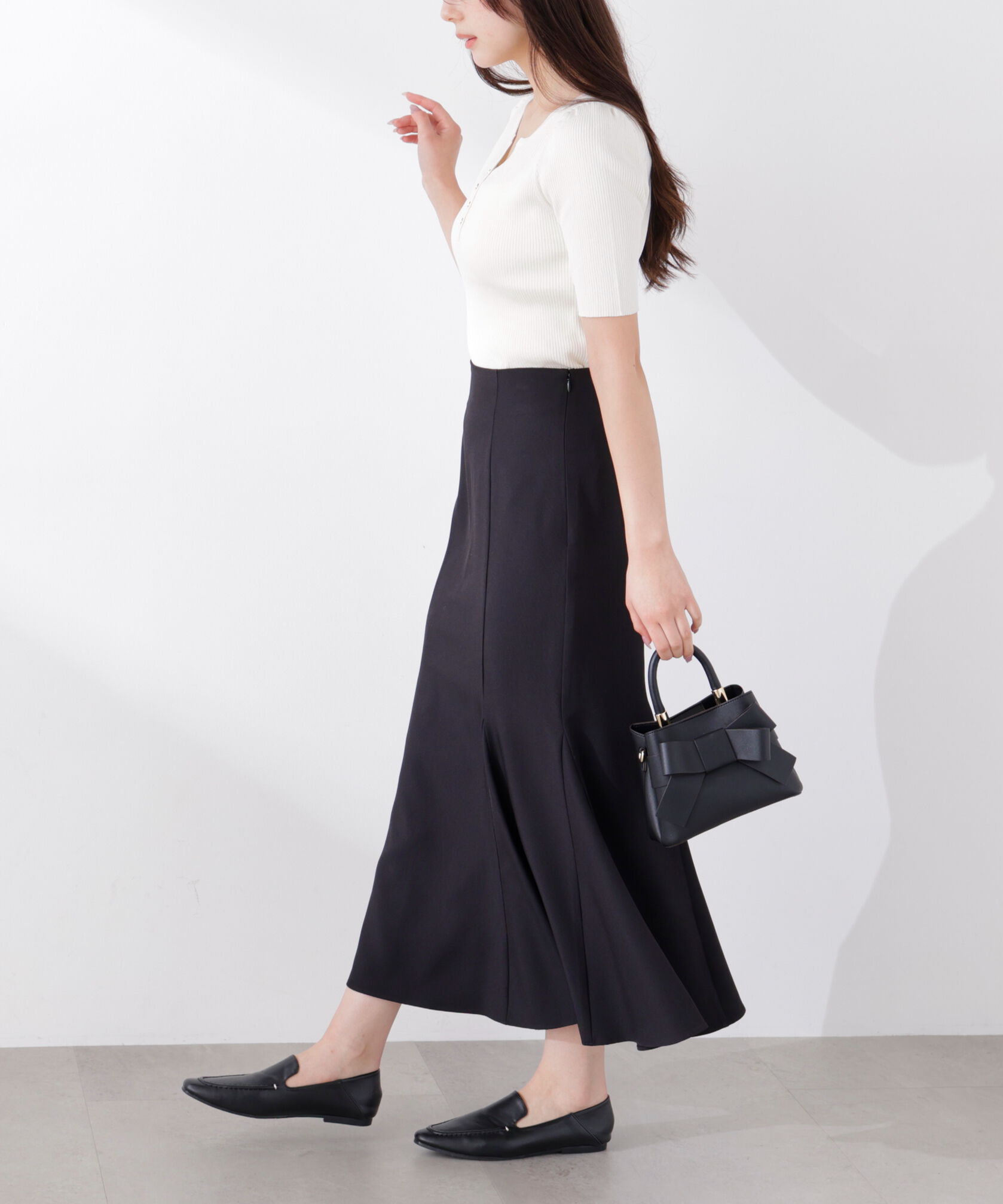 PROPORTION BODY DRESSING「＜ウォッシャブル＞ハイウエストマーメイドスカート　26SS」|スカート|