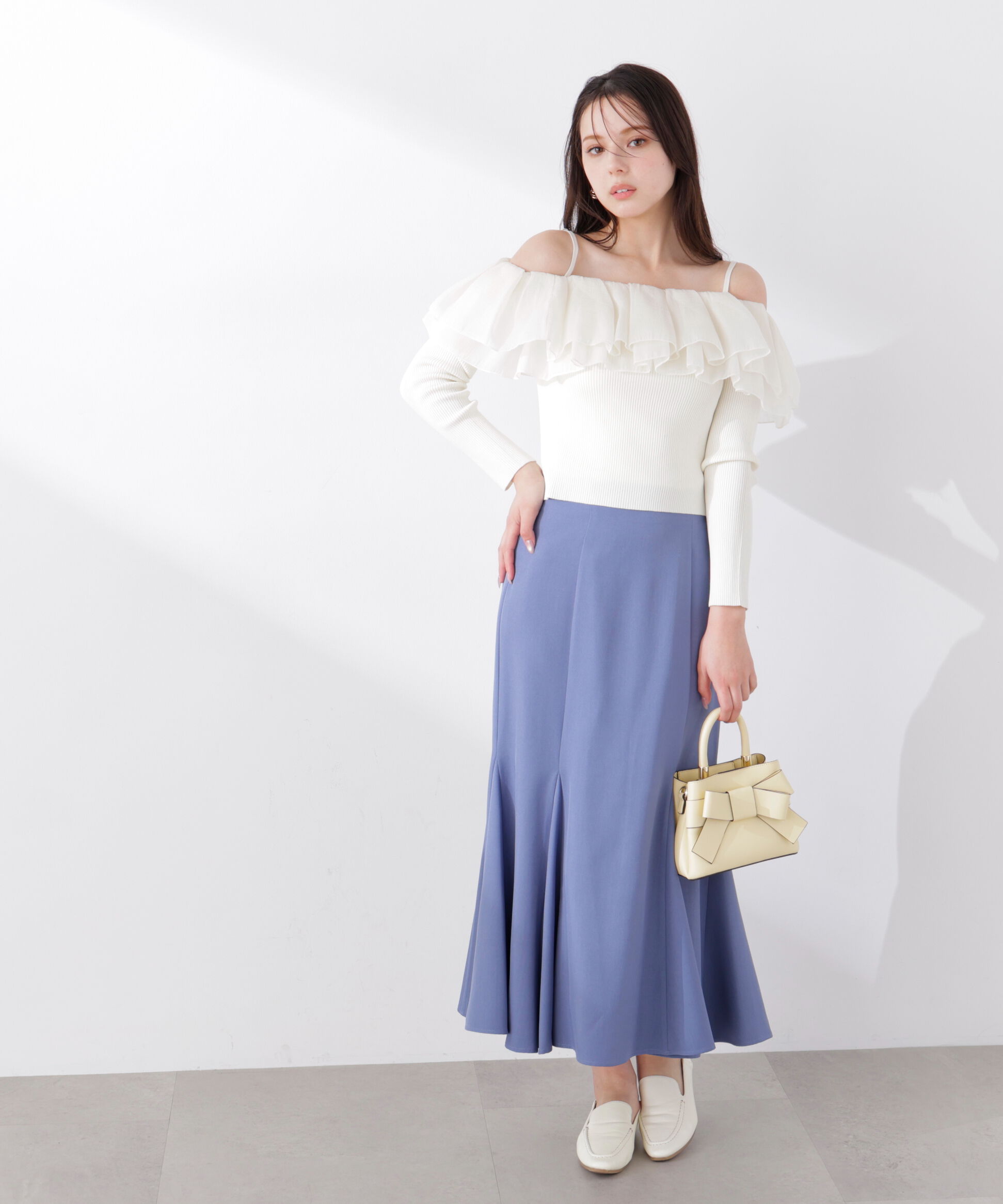 PROPORTION BODY DRESSING「＜ウォッシャブル＞ハイウエストマーメイドスカート　26SS」|スカート|