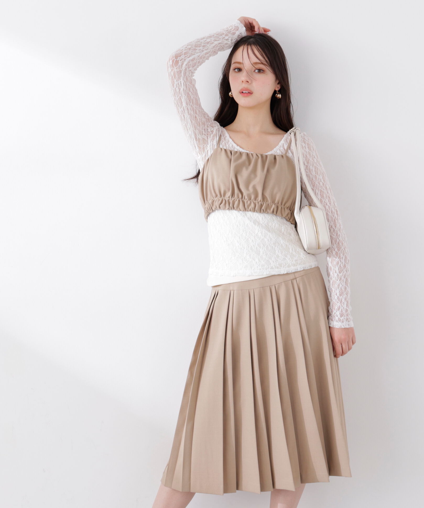 PROPORTION BODY DRESSING「ミディープリーツスカート　26SS」|スカート|