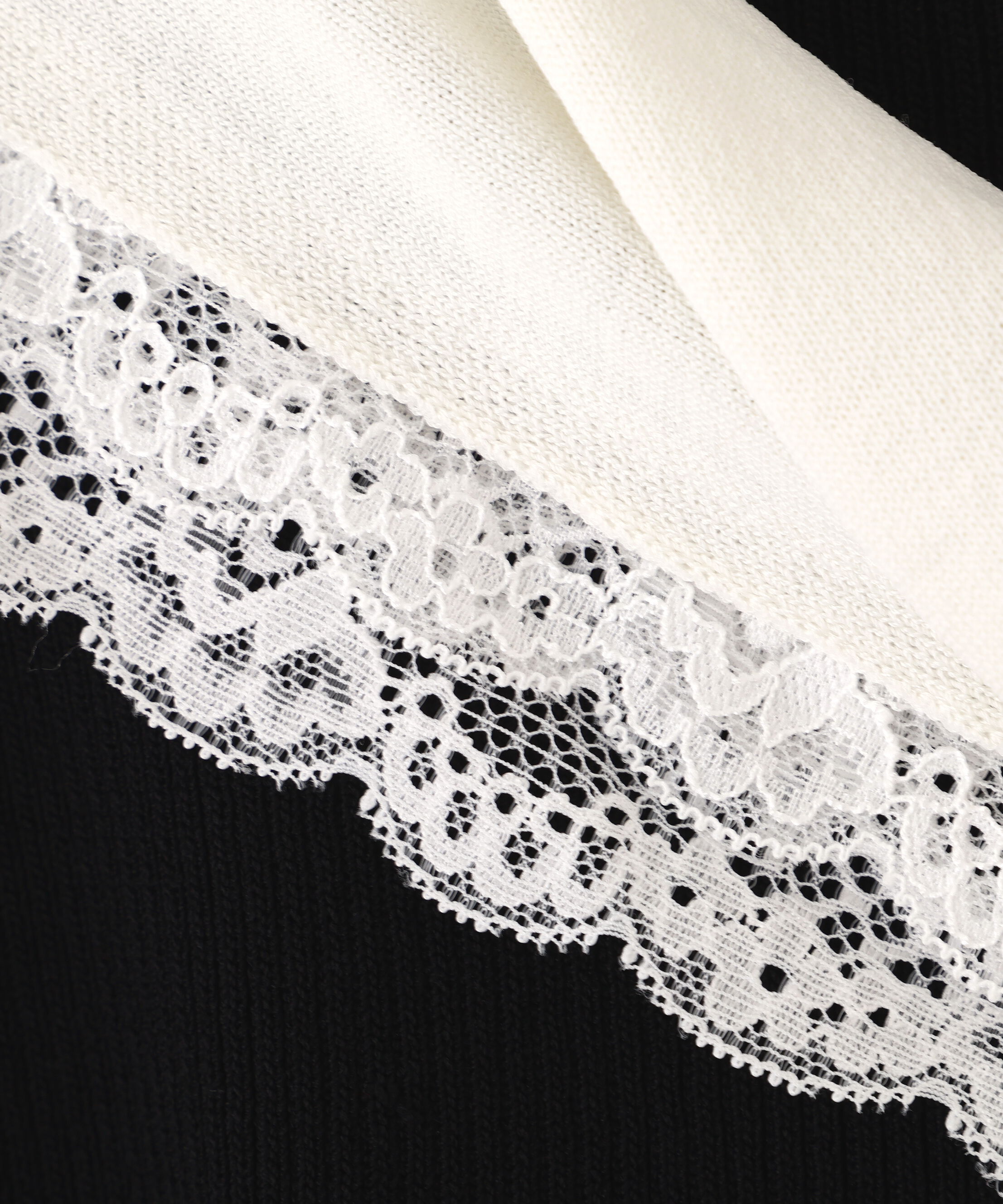 PROPORTION BODY DRESSING「＜新津のんさんコラボ＞〈a/mie〉セーラーニット 26SS」|カーディガン|