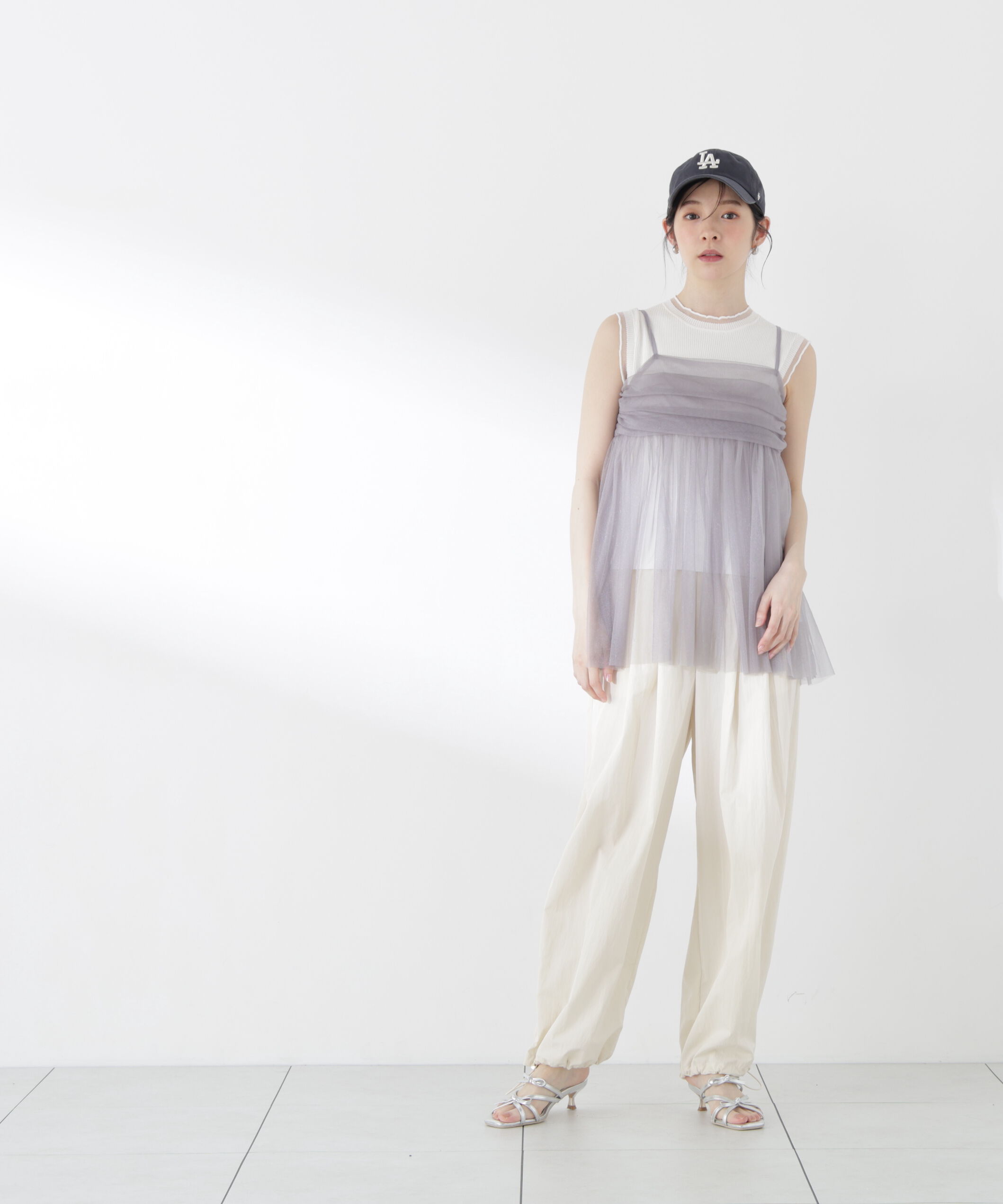 PROPORTION BODY DRESSING「〈a/mie〉ナイロンタックパンツ 26SS」|その他|
