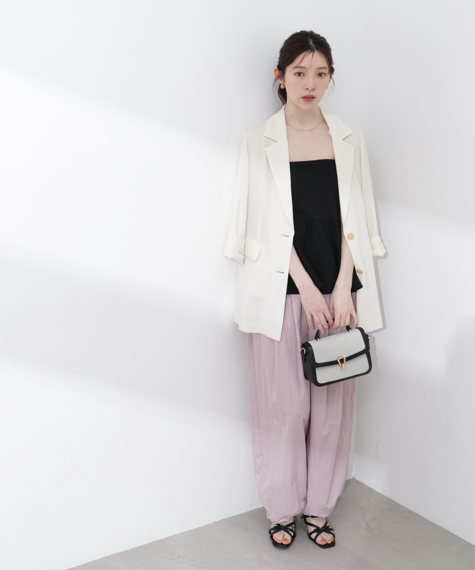 PROPORTION BODY DRESSING「〈a/mie〉ナイロンタックパンツ 26SS」|その他|