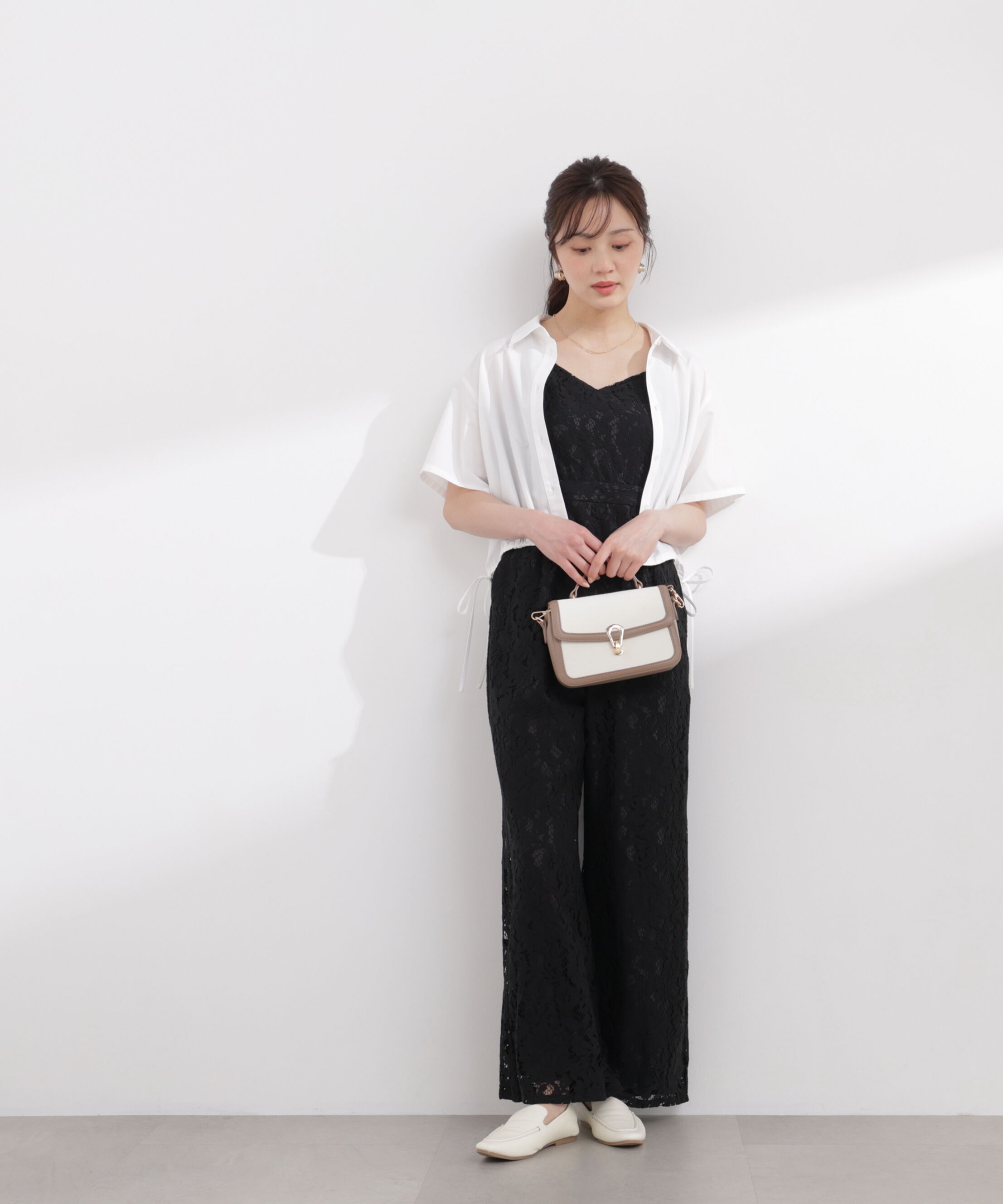PROPORTION BODY DRESSING「〈EDIT COLOGNE〉レースオールインワン 26SS」|ワンピース|