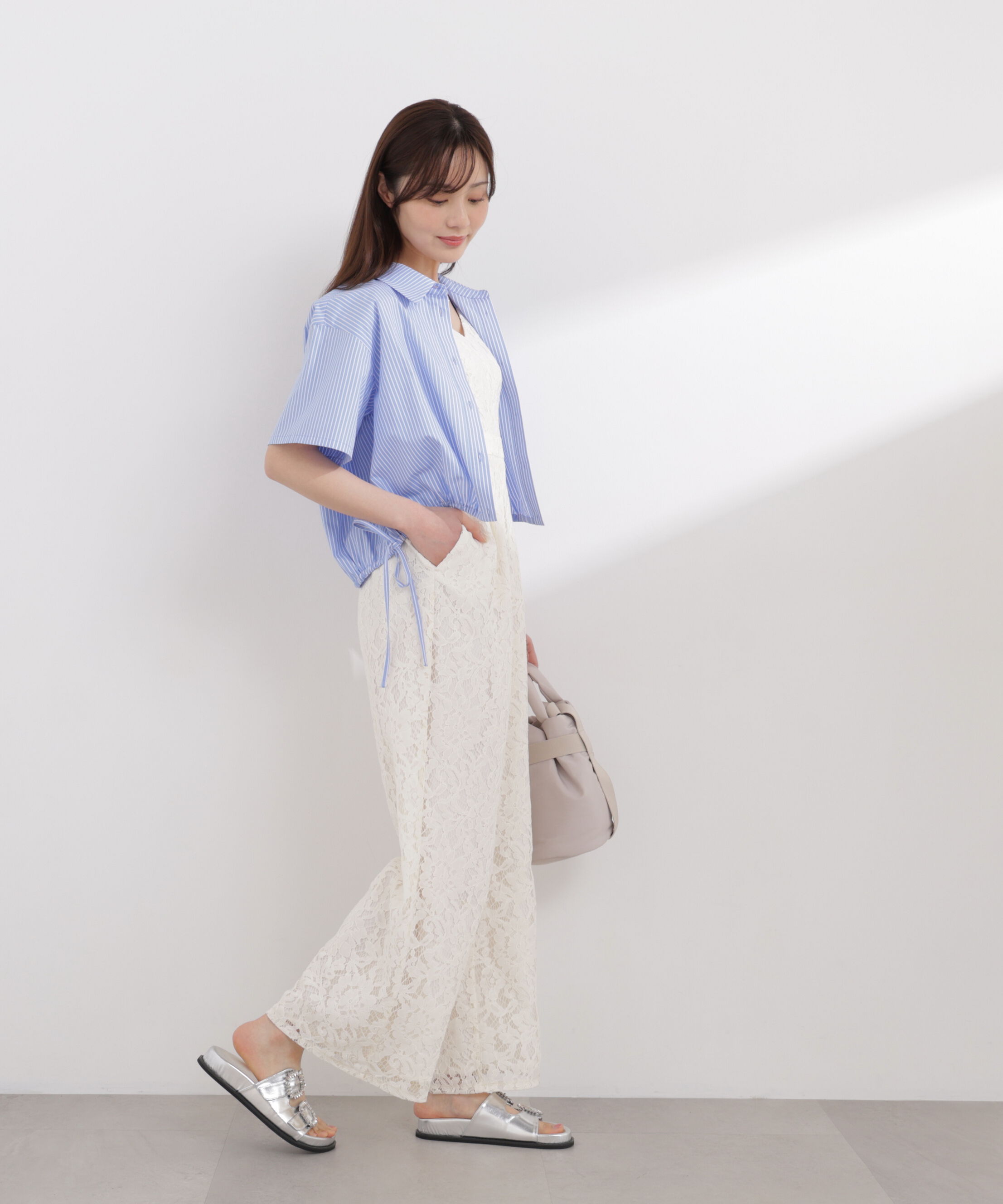 PROPORTION BODY DRESSING「〈EDIT COLOGNE〉レースオールインワン 26SS」|ワンピース|
